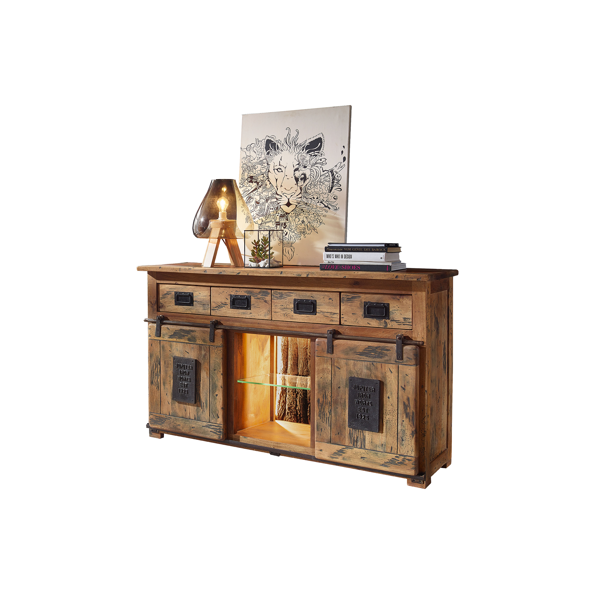 Novofurn Sideboard Lina Holzfarben 150*45*90 Novofurn Sideboard Lina Holzfarben 150*45*90