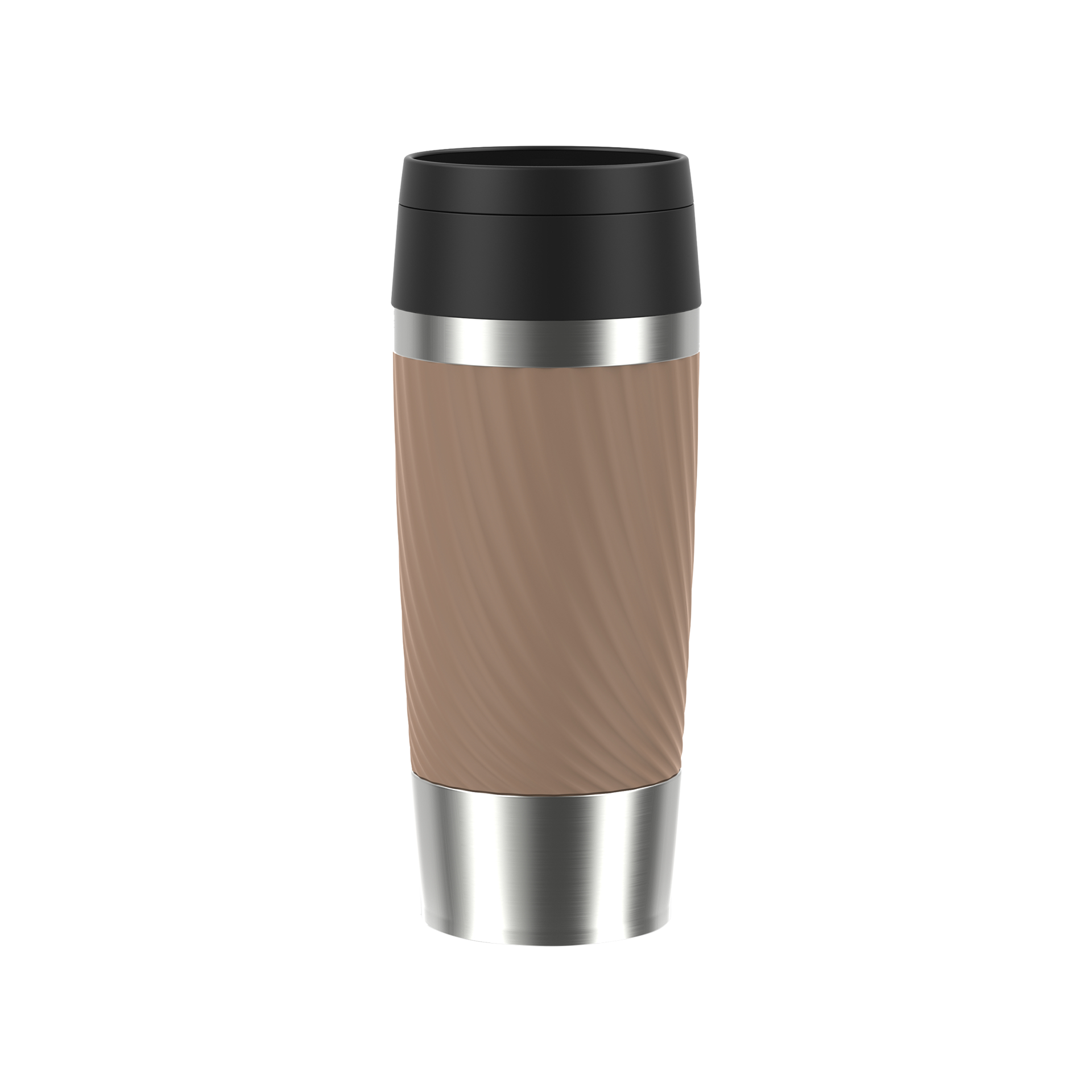 Trinkflasche Travel Mug Classic Twist Braun