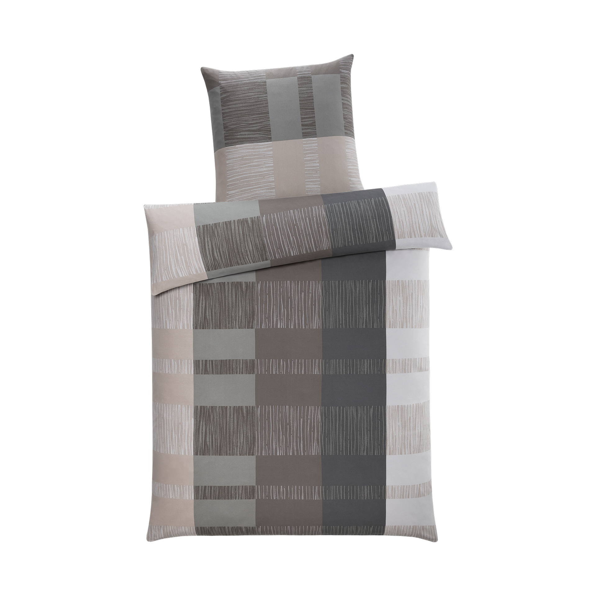 Renforce Bettwäsche Lugos Sand/Taupe 135x200cm Renforce Bettwäsche Lugos Sand/Taupe 135x200cm