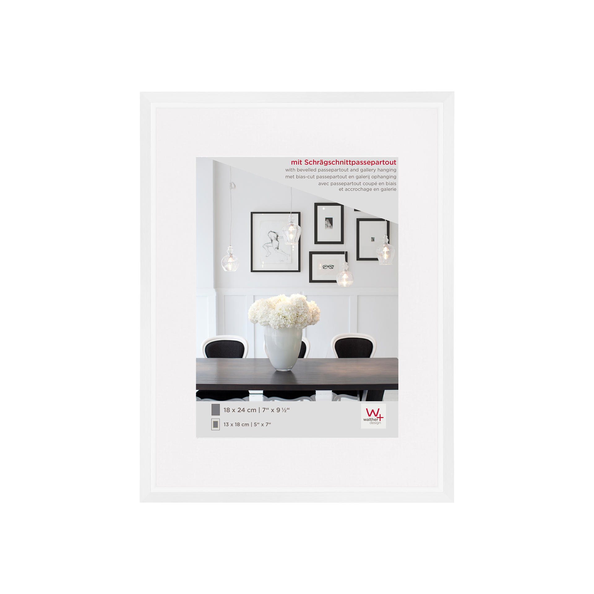 Bilderrahmen Steel Style weiß Bilderrahmen Steel Style weiß