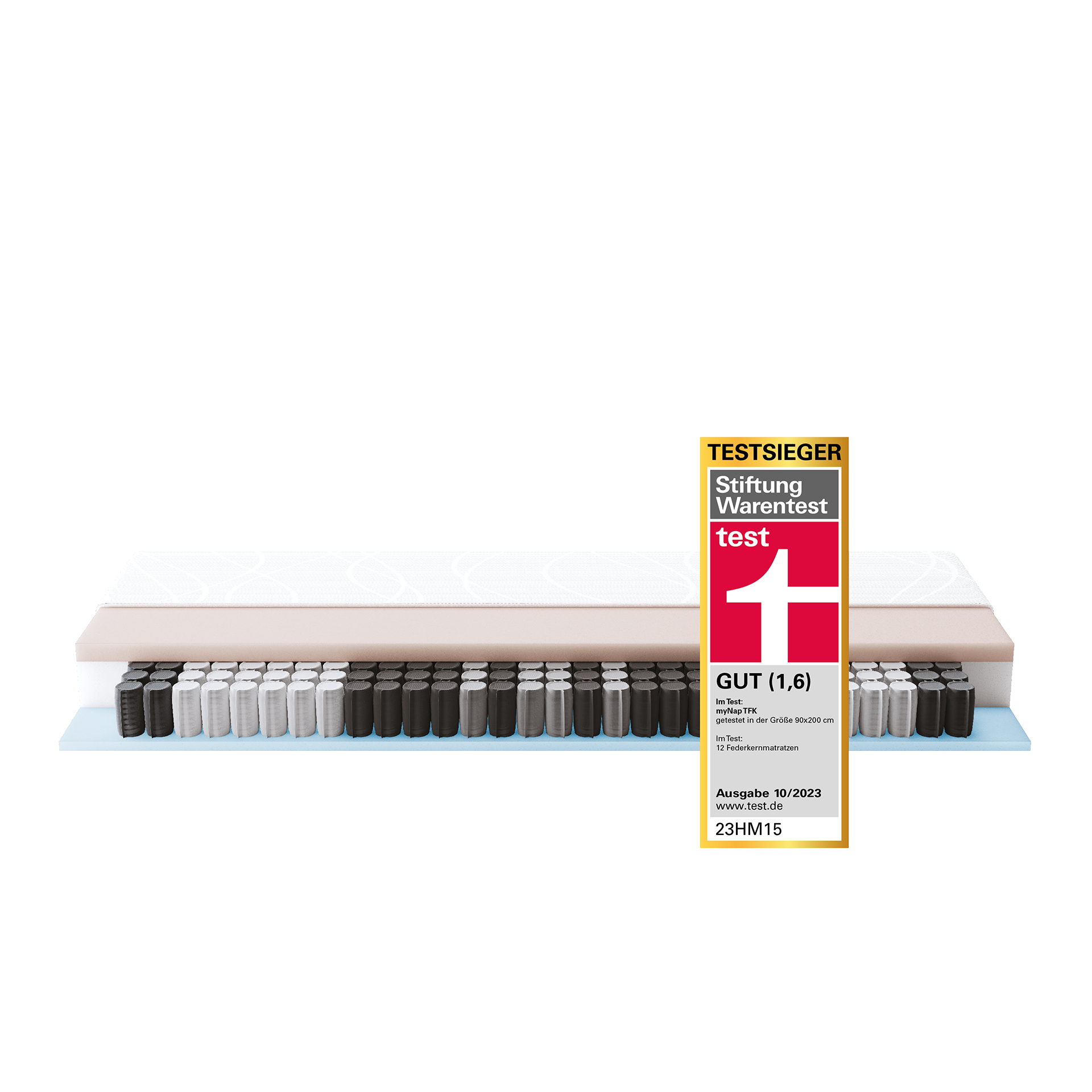 Schlaraffia Taschenfederkernmatratze MyNap 90x200 cm Matratze H2 - mittelfest, bis ca. 80 kg Schlaraffia Taschenfederkernmatratze MyNap 90x200 cm Matratze H2 - mittelfest, bis ca. 80 kg