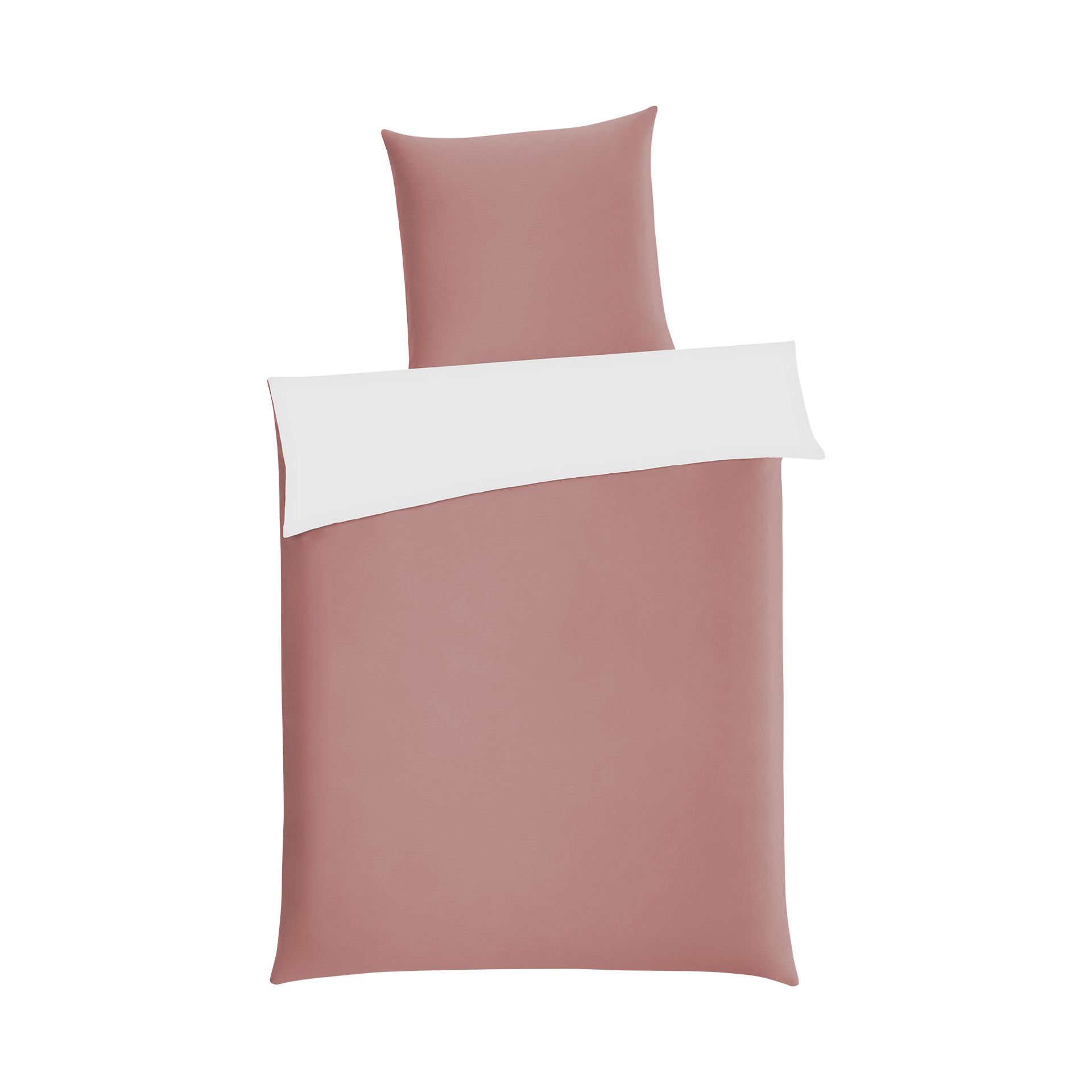 Renforce Bettwäsche Bilbaos Rose Silbergrau 135x200cm