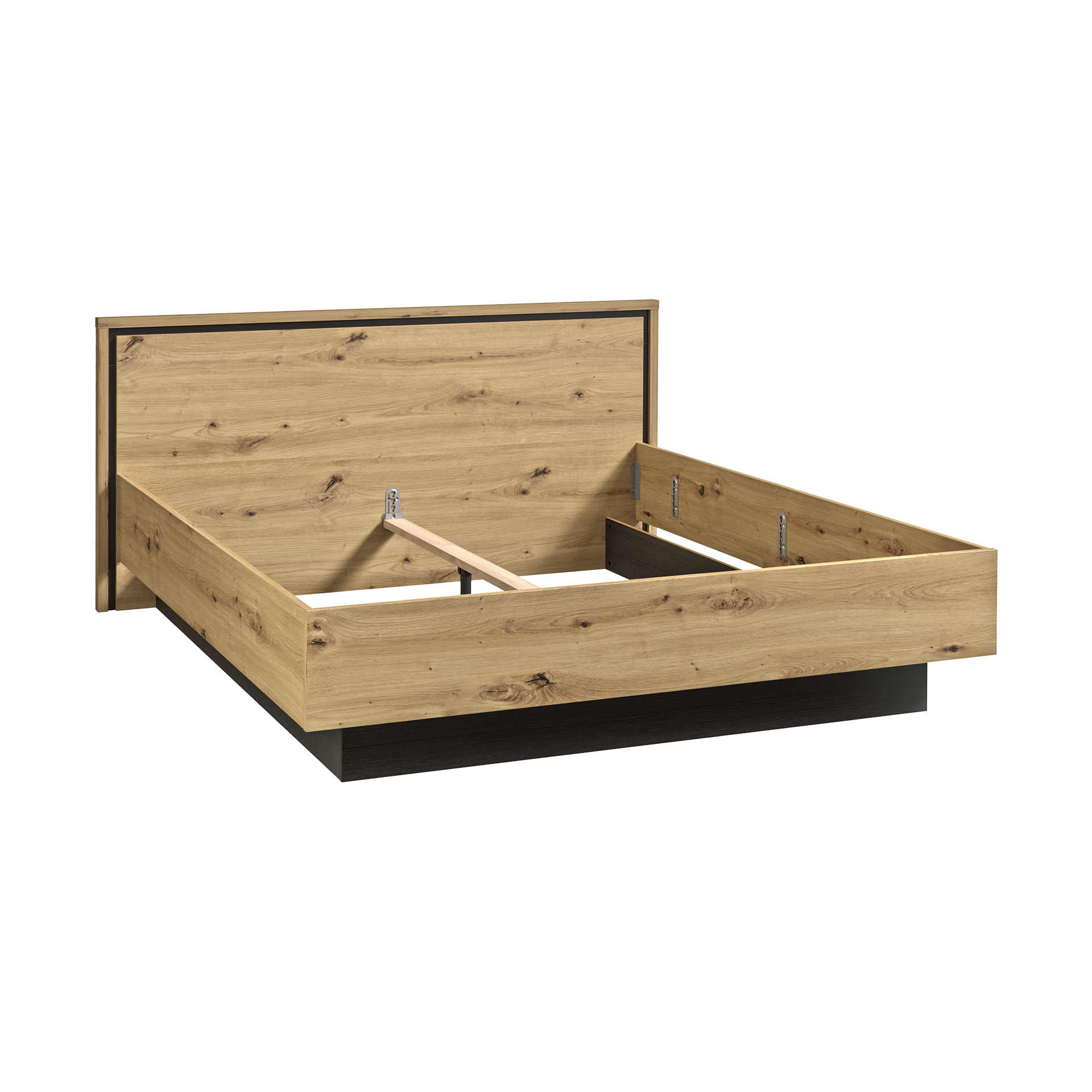Novofurn Bett Thala 180x200 cm Eichefarben 208.8*198.4*93 Novofurn Bett Thala 180x200 cm Eichefarben 208.8*198.4*93