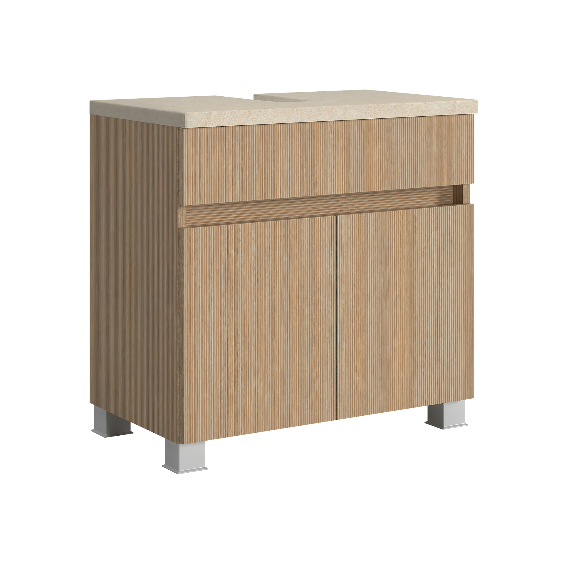Novofurn Waschbeckenunterschrank BELLO Holzfarben 35*60*54