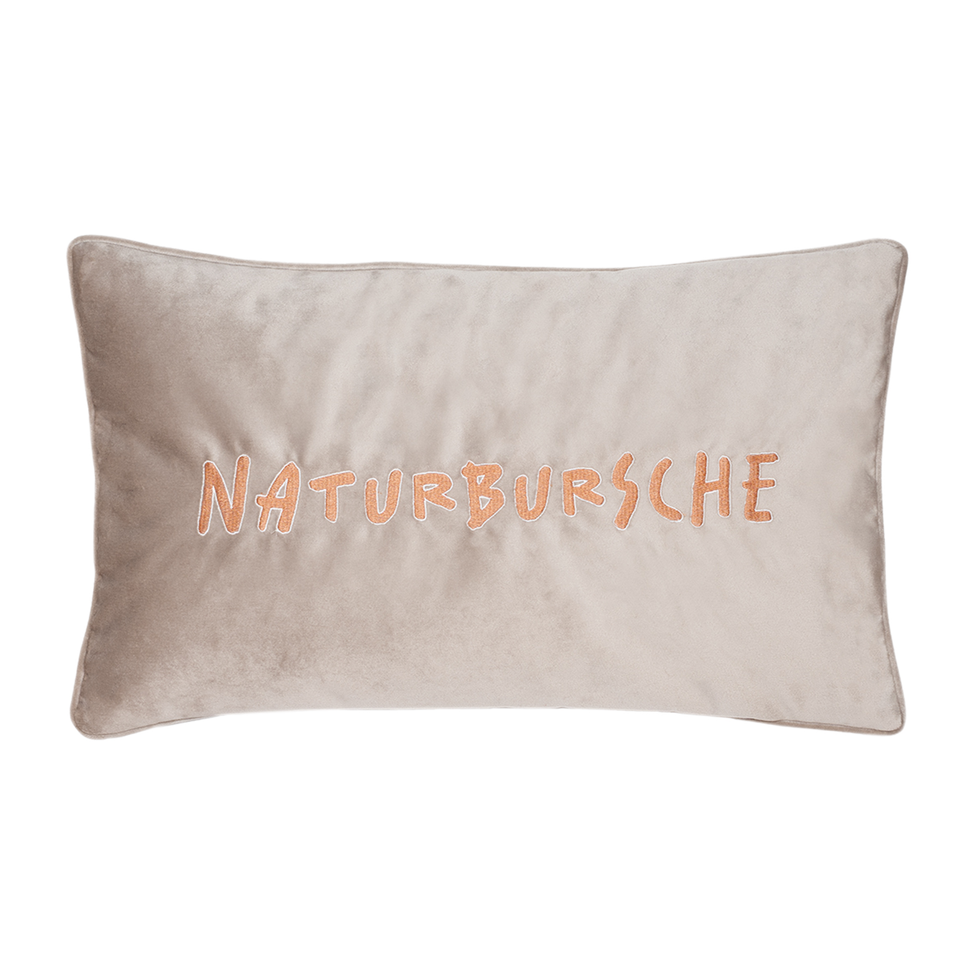 Kissenhülle Letters Bursche Taupe 30x50cm