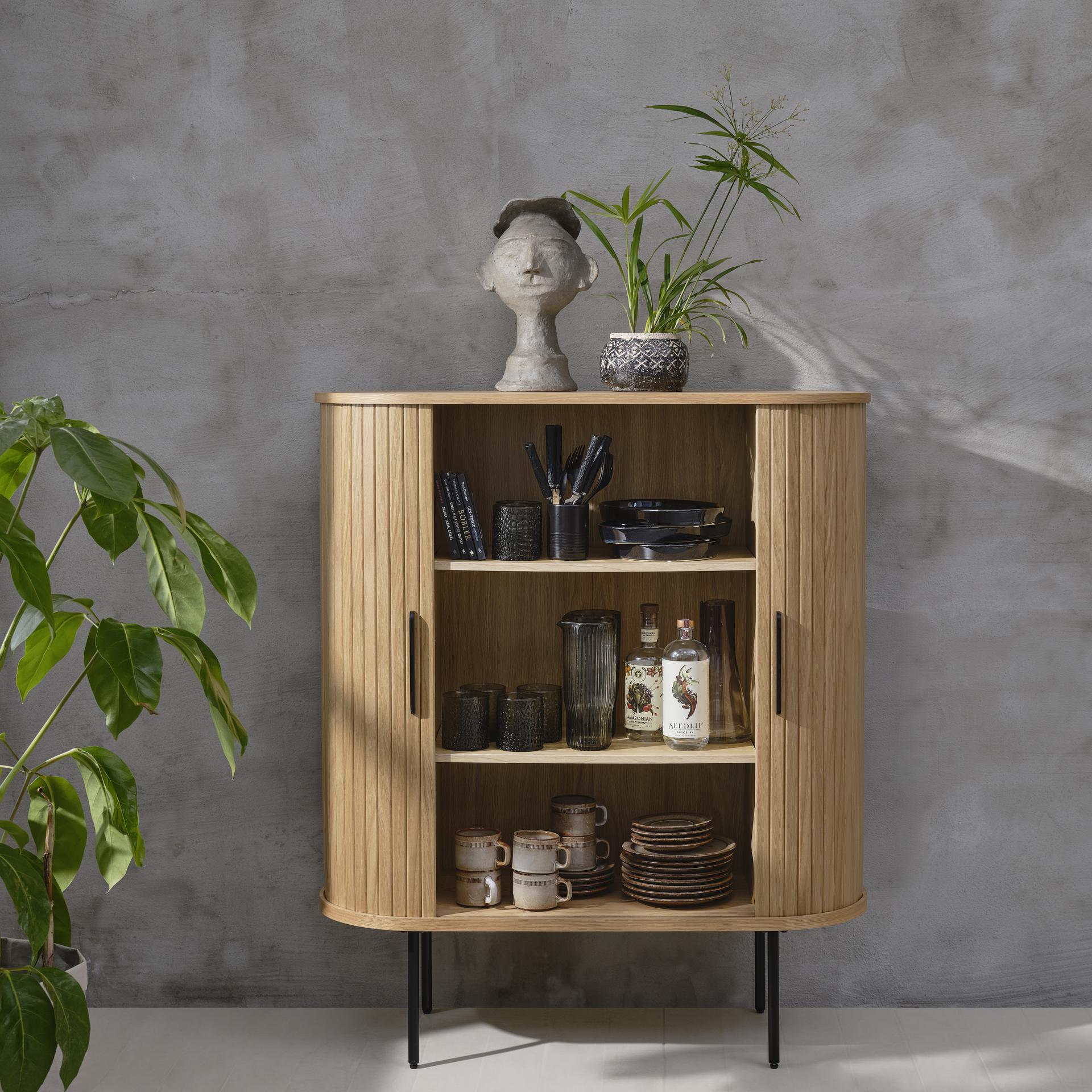 Highboard Uriel Eichefarben 40*100*118 Highboard Uriel Eichefarben 40*100*118