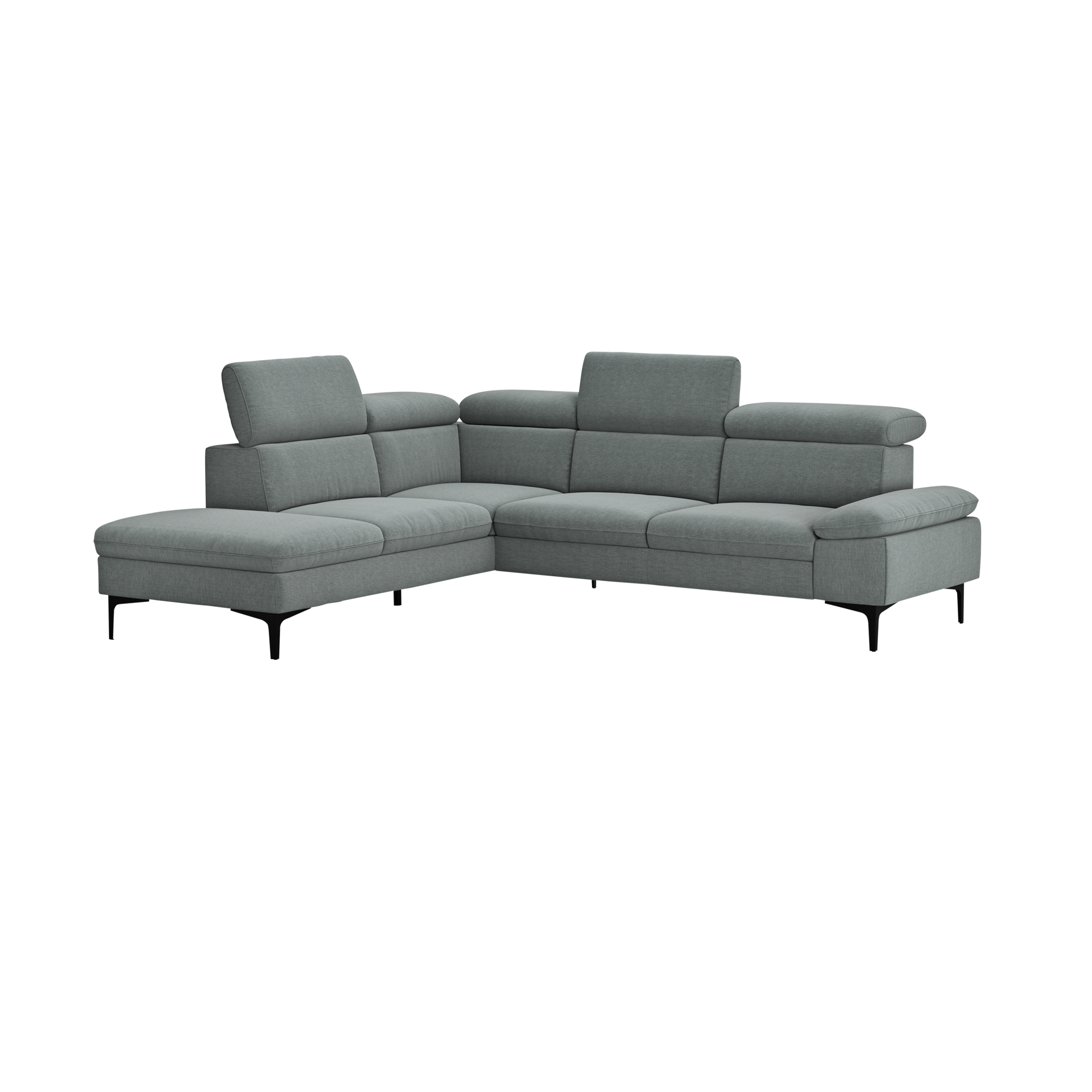 Global wohnen Ecksofa Felipa Plumb Rücken echt Kopfteilverstellung Global wohnen Ecksofa Felipa Plumb Rücken echt Kopfteilverstellung