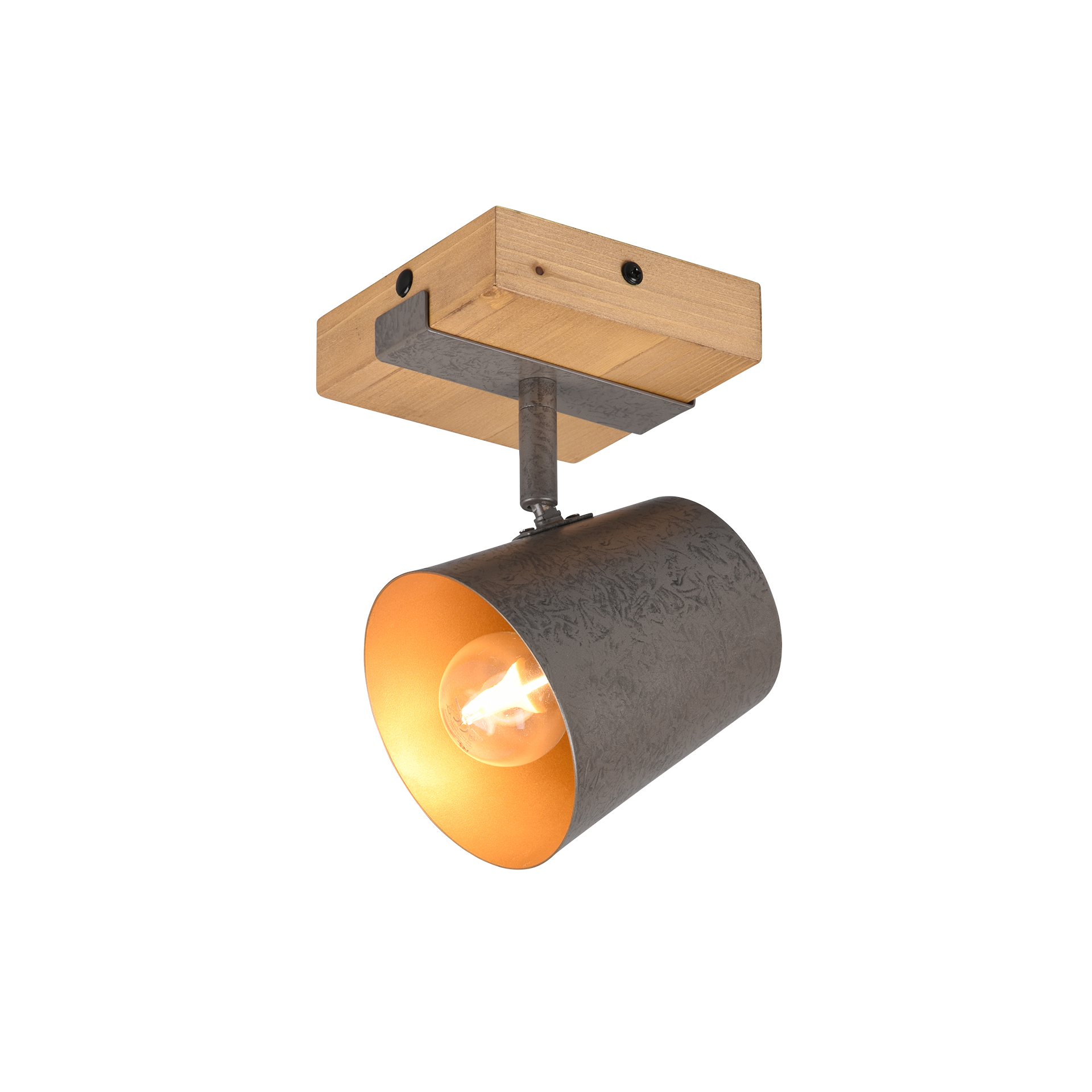 Deckenleuchte Bell nickel antik goldfarbig Deckenleuchte Bell nickel antik goldfarbig