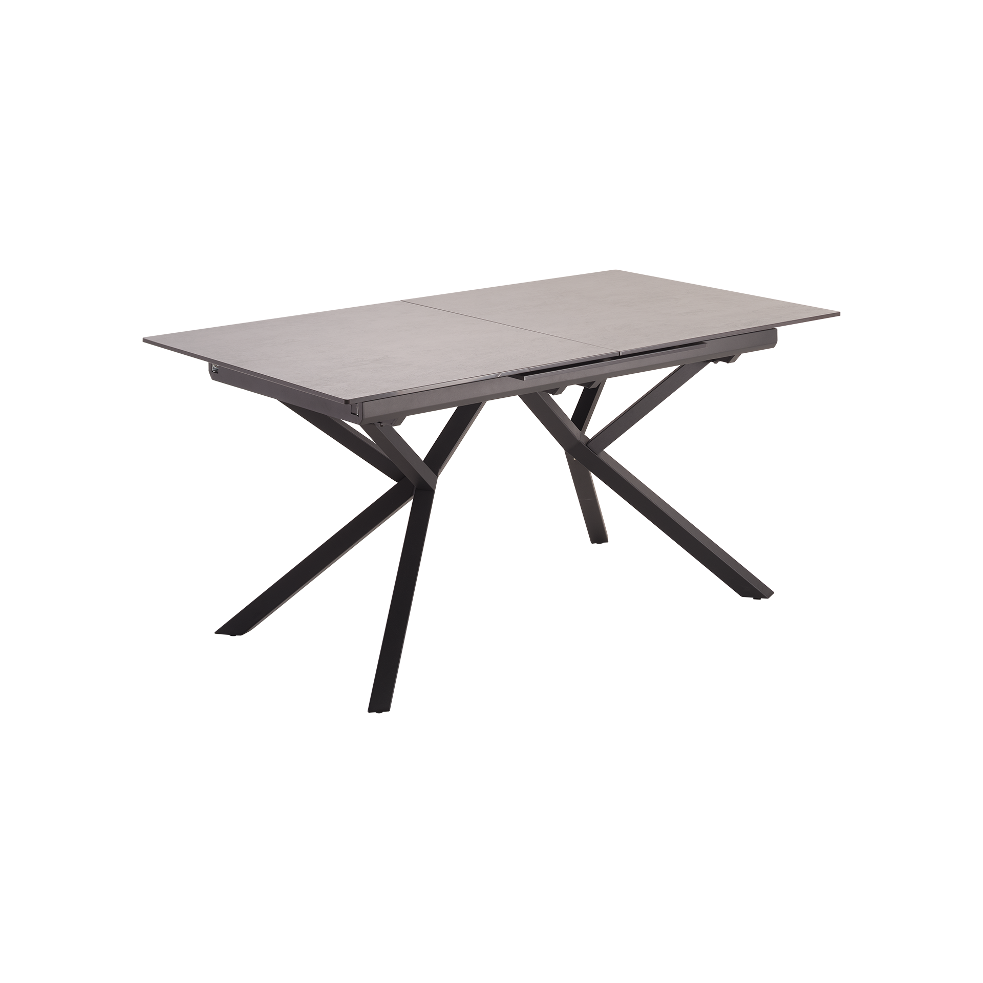 Francesca Garibaldi Esstisch mit Auszug Aura Grau 160*90*76 Francesca Garibaldi Esstisch mit Auszug Aura Grau 160*90*76