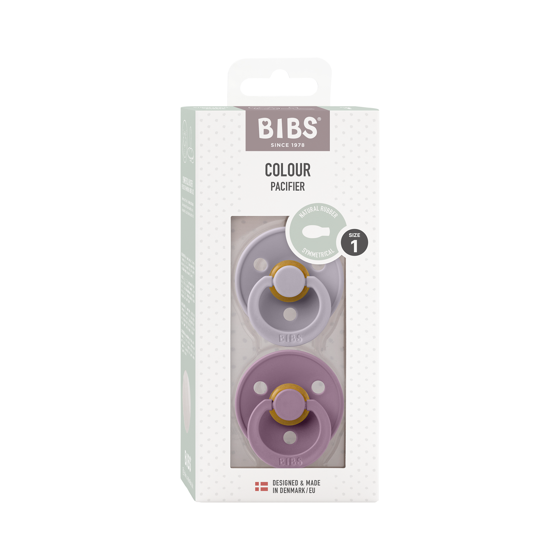 Schnuller Colour Anatomischer Sauger 1 Fossil Grey & Mauve Schnuller Colour Anatomischer Sauger 1 Fossil Grey & Mauve