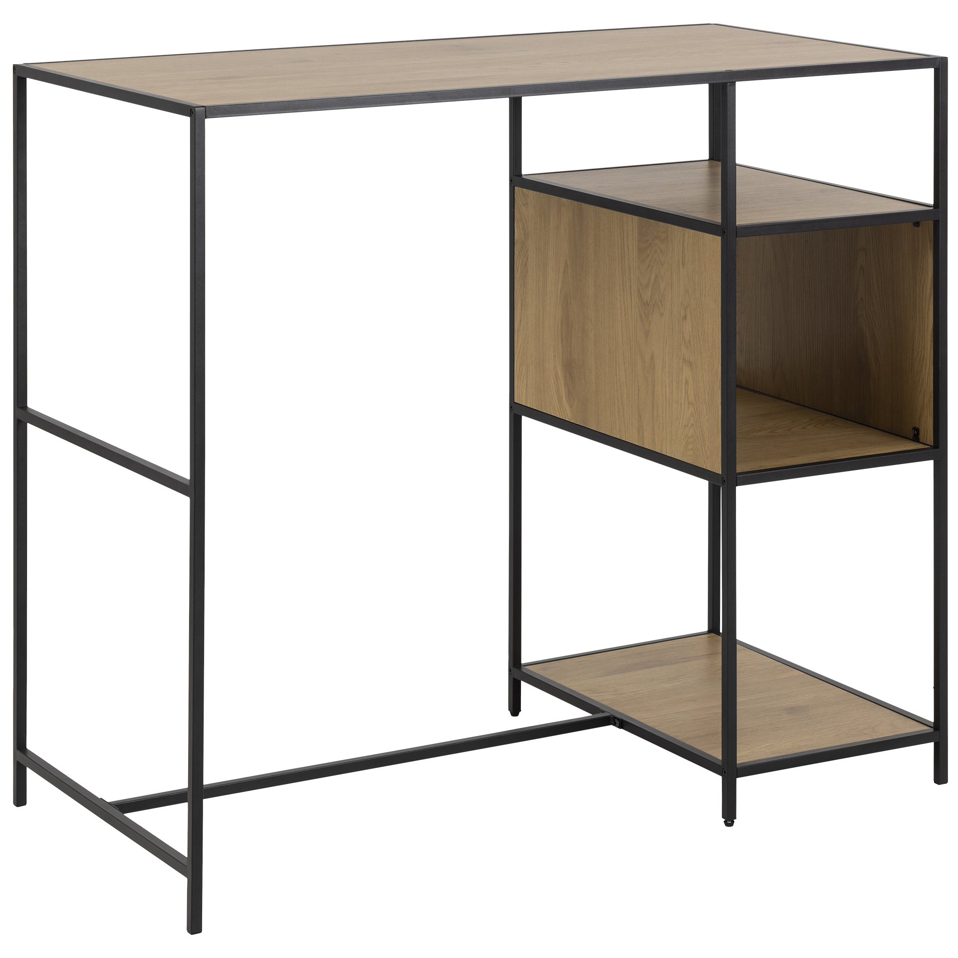 Bartisch Seaford Platte Natur Gestell Schwarz Bartisch Seaford Platte Natur Gestell Schwarz