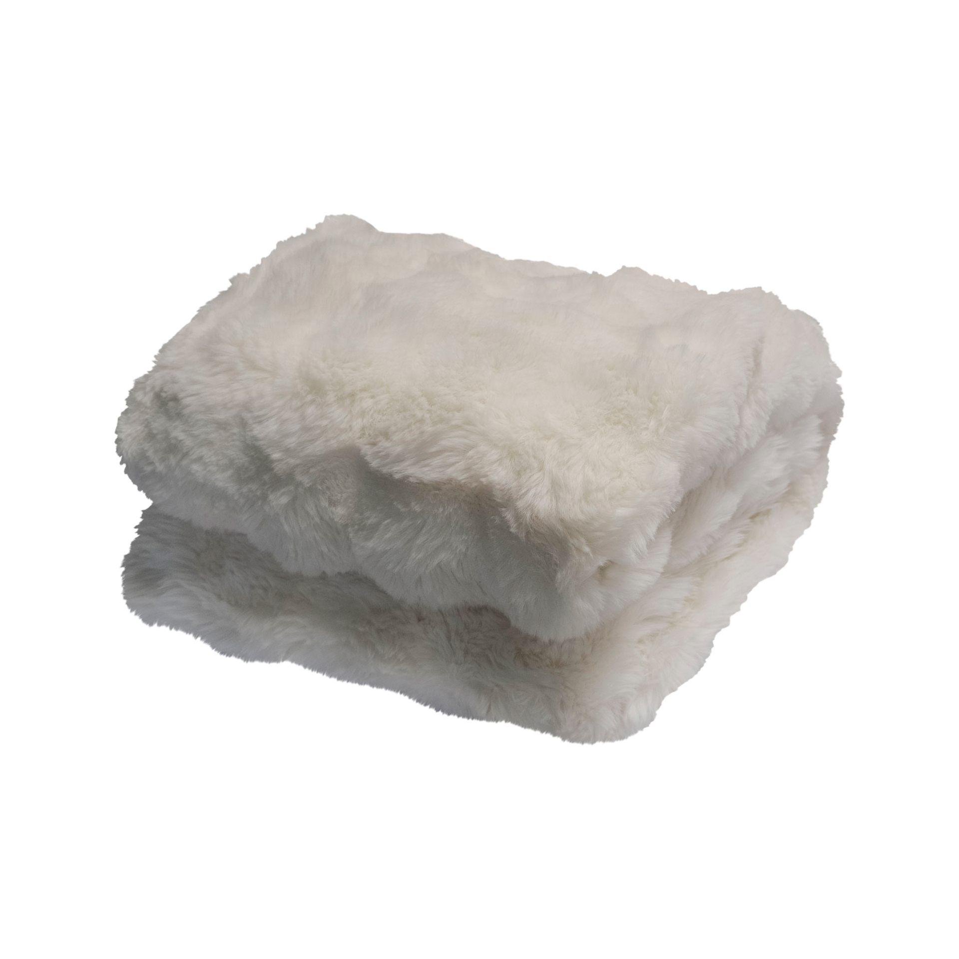 Kuscheldecke Rabbit Fur Offwhite 150x200cm Kuscheldecke Rabbit Fur Offwhite 150x200cm