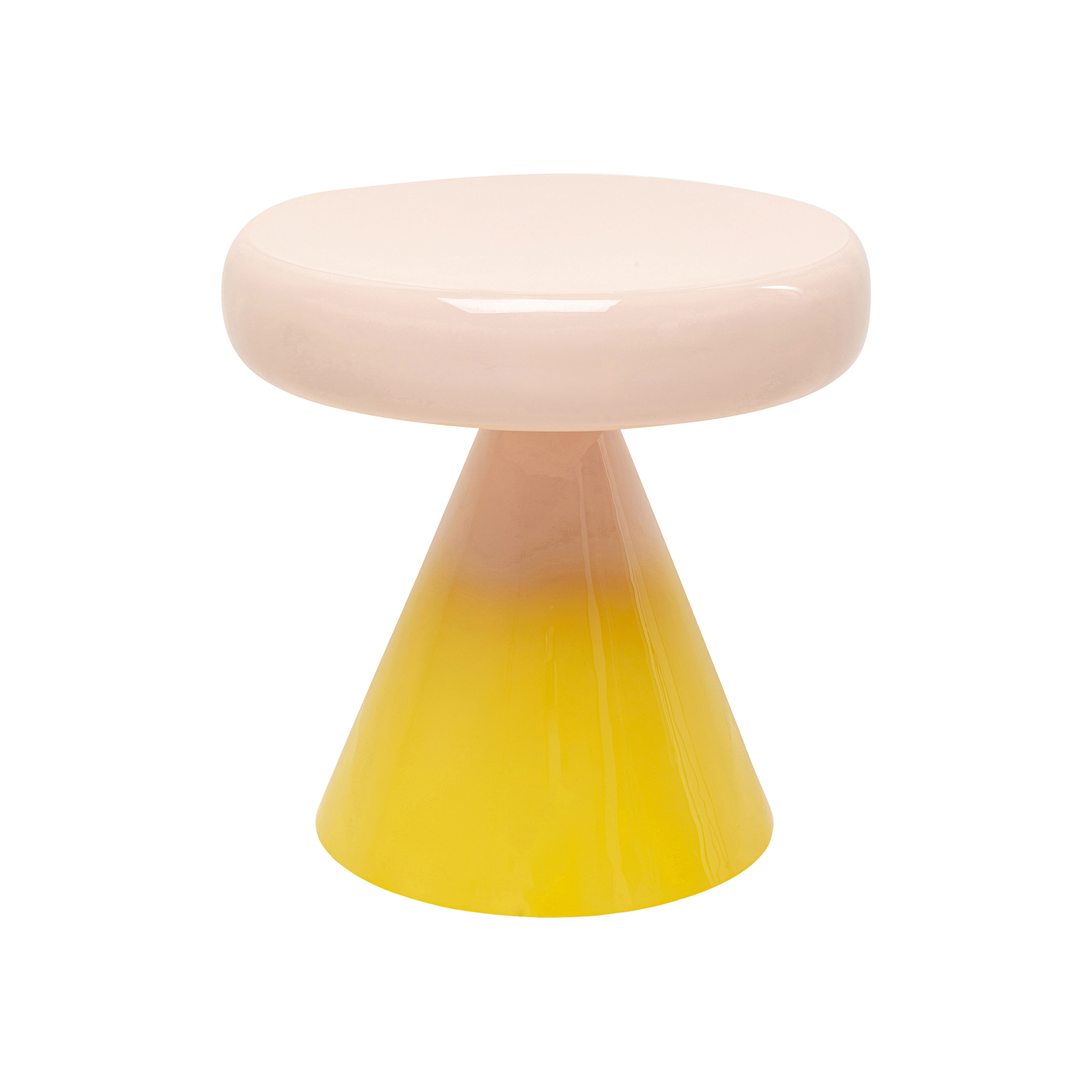 Beistelltisch Rici Colore Gestell Beige-Gelb Beistelltisch Rici Colore Gestell Beige-Gelb
