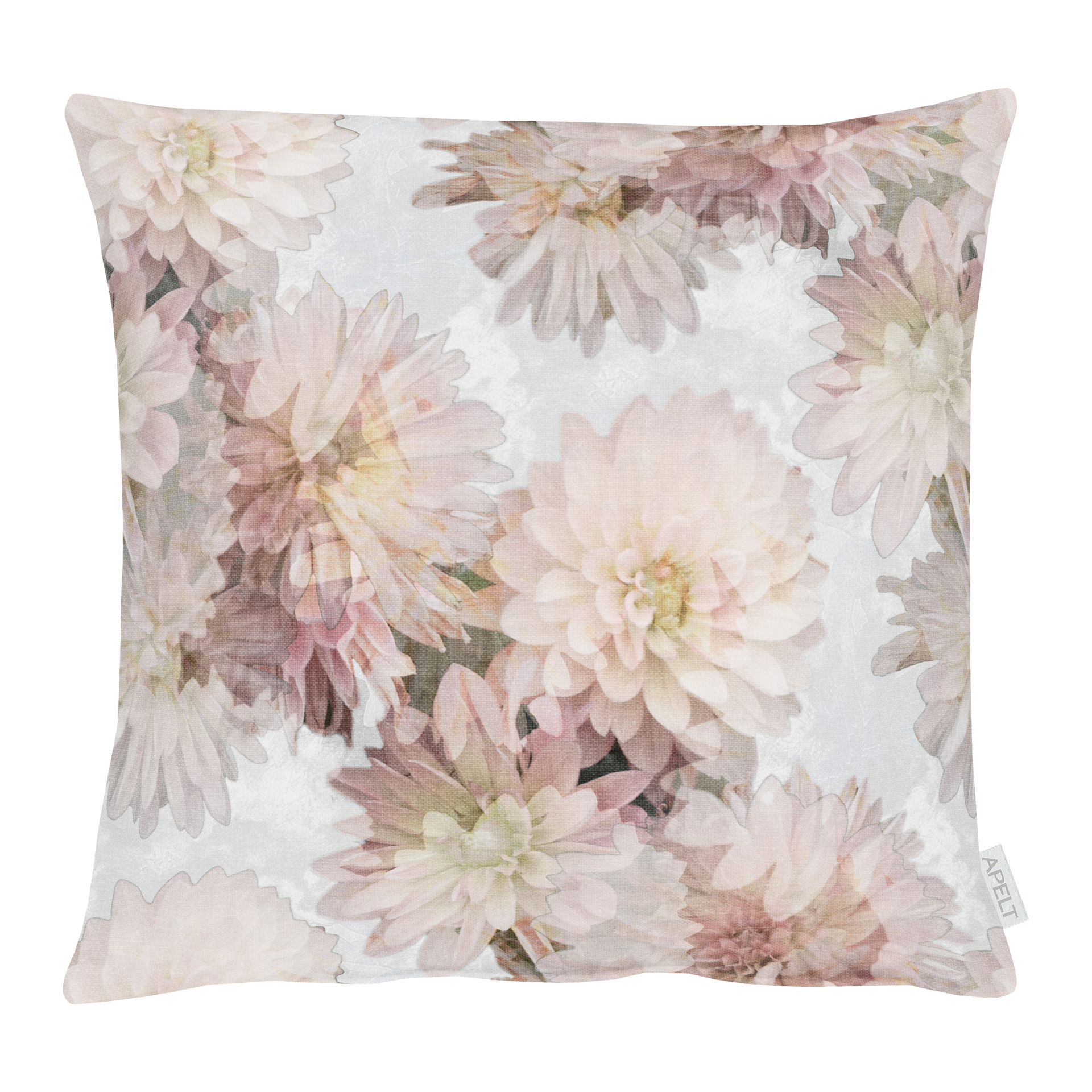 Kissen Blumen rot / pink 48x48cm Kissen Blumen rot / pink 48x48cm