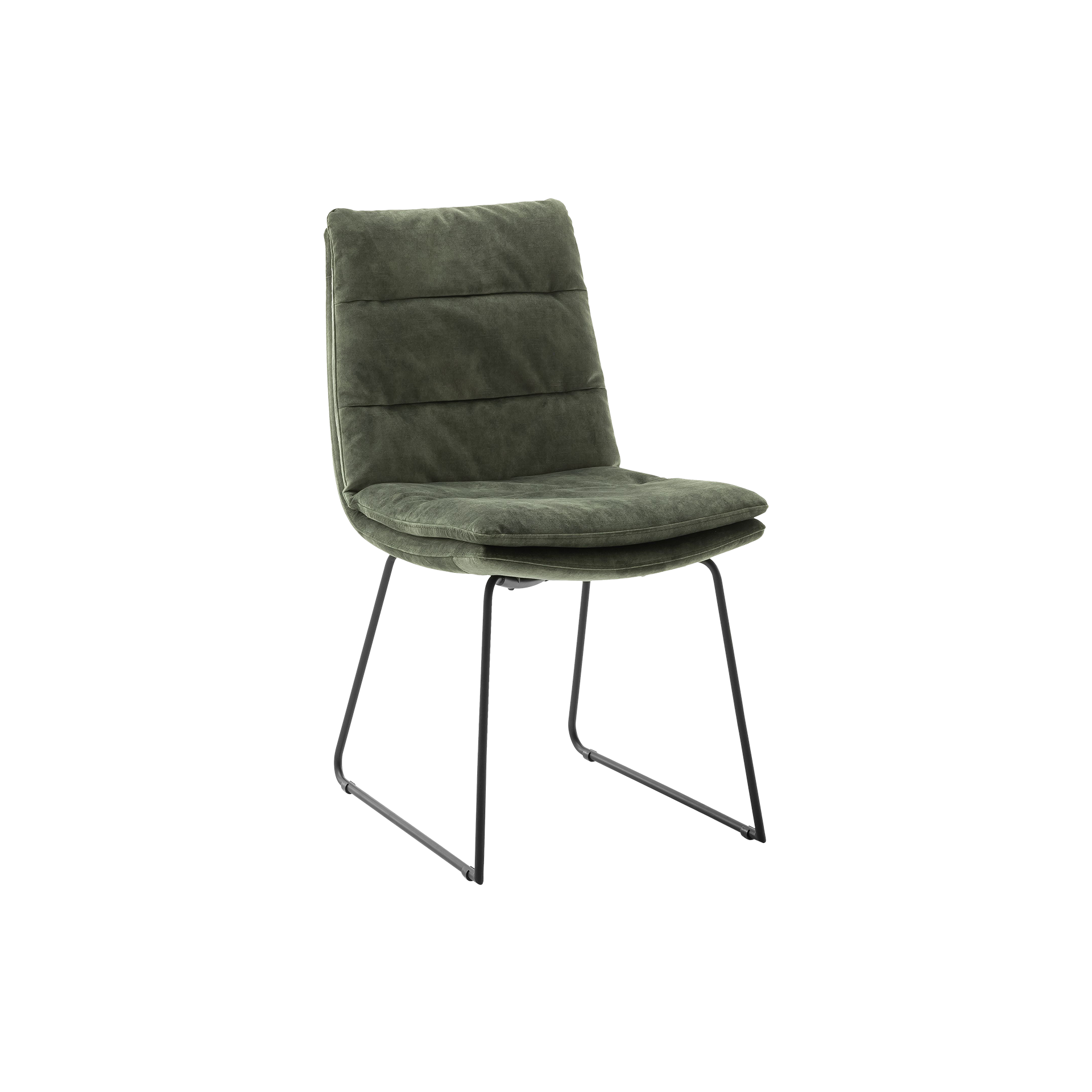 Raumfreunde Stuhl Jukka Sitz Stoff 156 Adore Hunter Gestell Schwarz