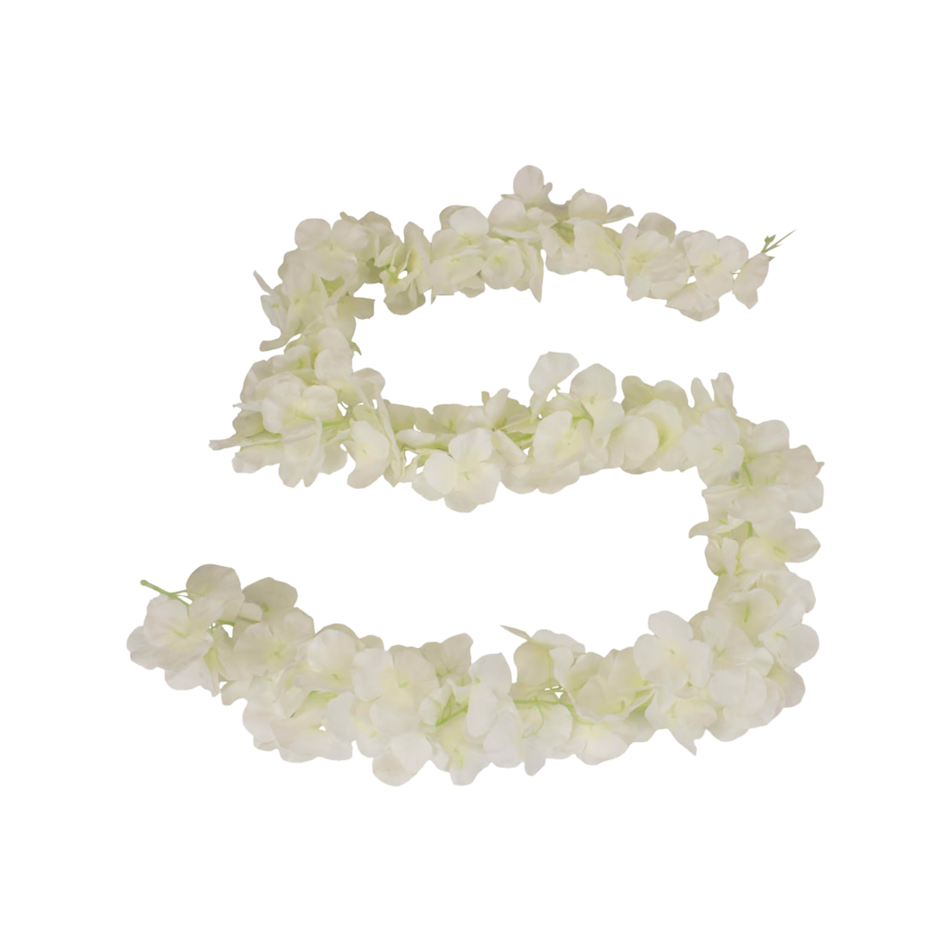 Girlande Flower Weiß