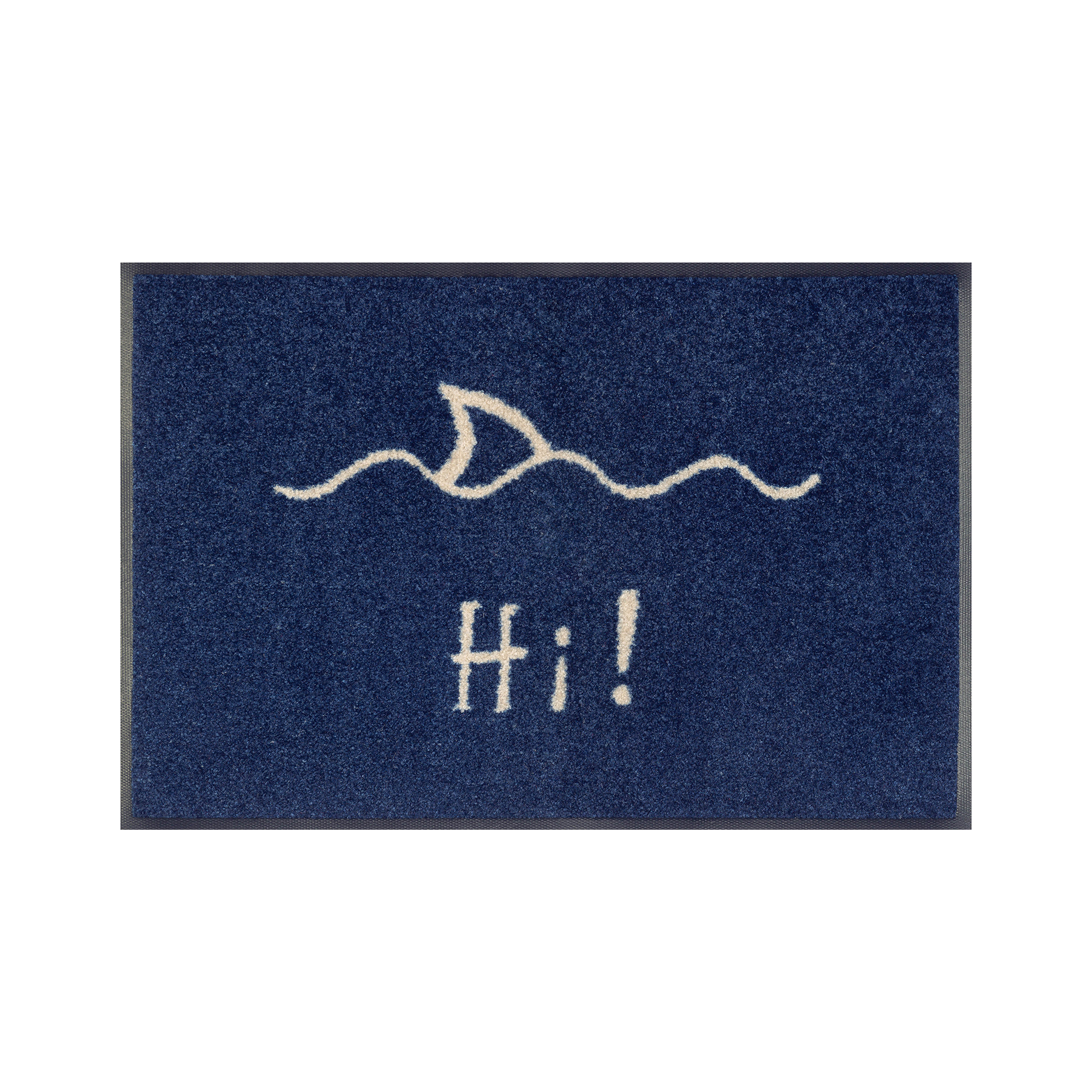 Fußmatte Hi 50x75 Blau Schwarz Fußmatte Hi 50x75 Blau Schwarz