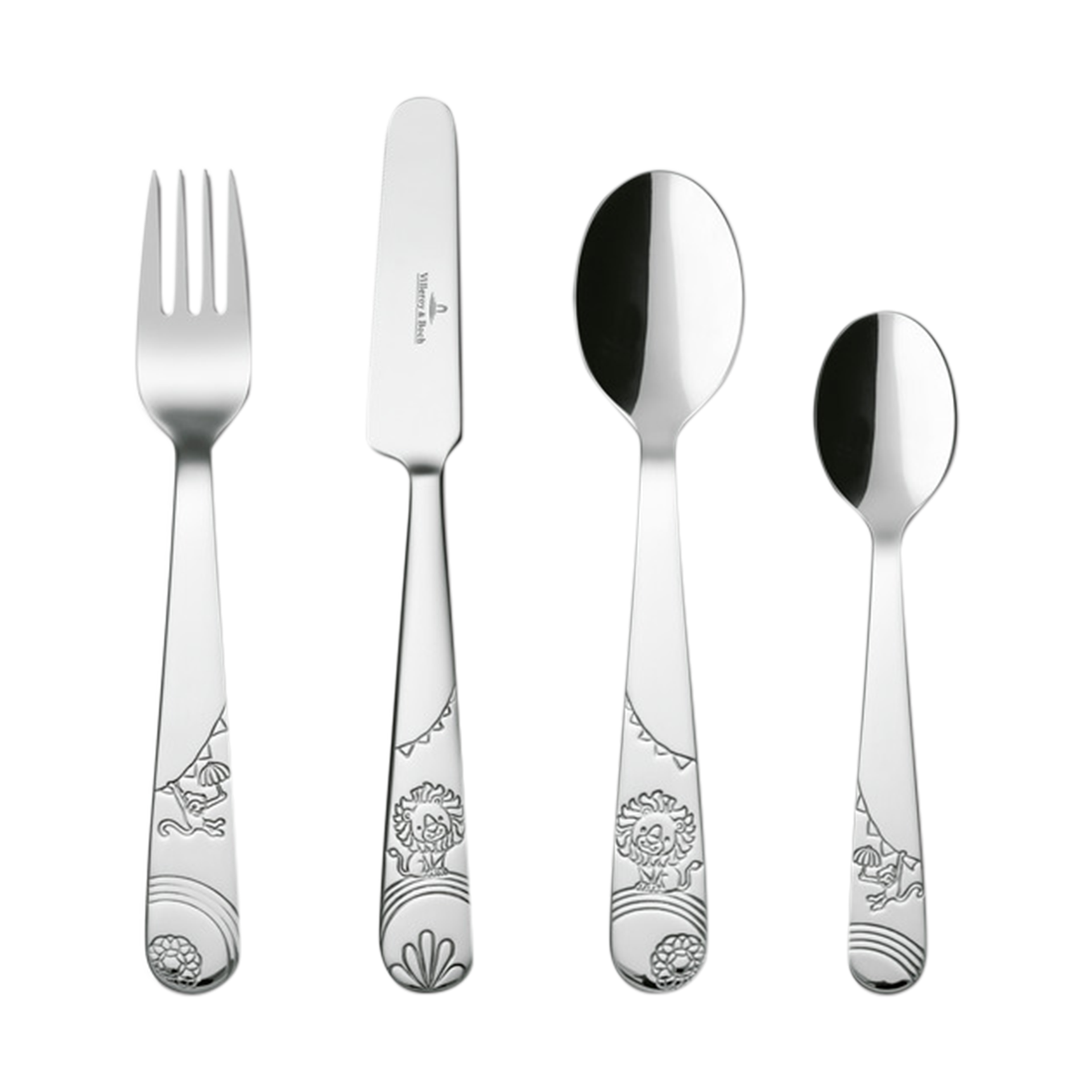 Villeroy & Boch Kinderbesteck Roar 4-teilig Villeroy & Boch Kinderbesteck Roar 4-teilig