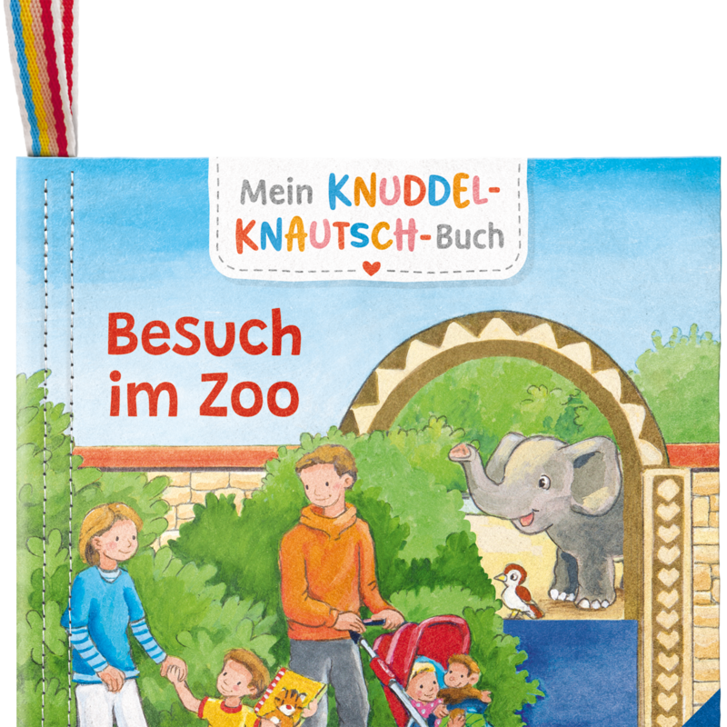 Buch Besuch im Zoo Mehrfarbig
