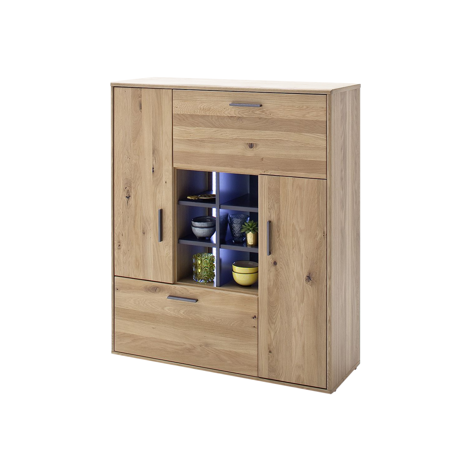 Sideboard Portugal 4-teilig Asteiche Bianco Sideboard Portugal 4-teilig Asteiche Bianco