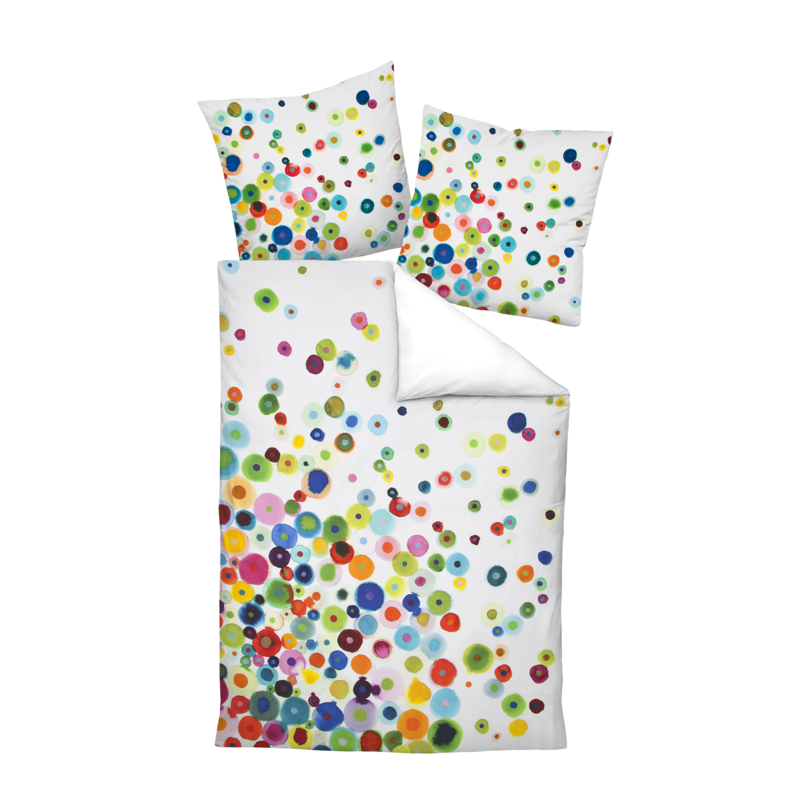 Satin Bettwäsche Modern Art Multicolor 135x200cm Satin Bettwäsche Modern Art Multicolor 135x200cm