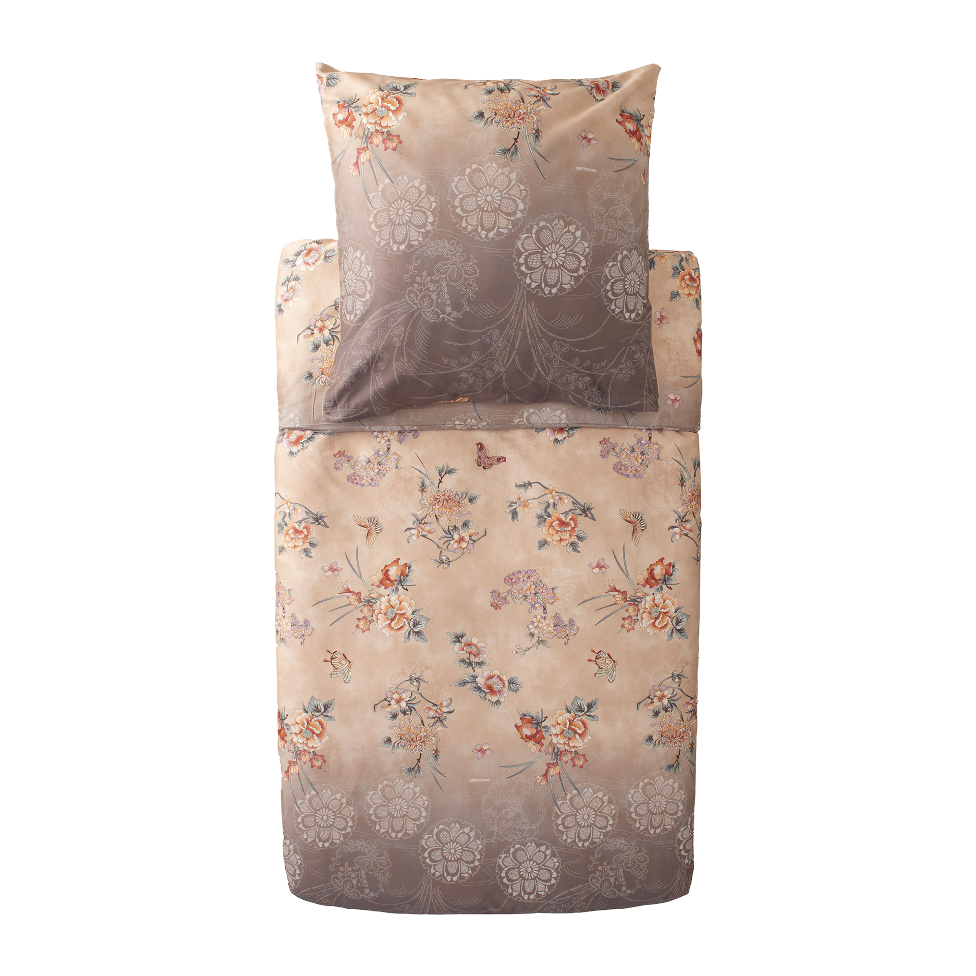 Satin Bettwäsche Esperidi Beige 135x200cm Satin Bettwäsche Esperidi Beige 135x200cm