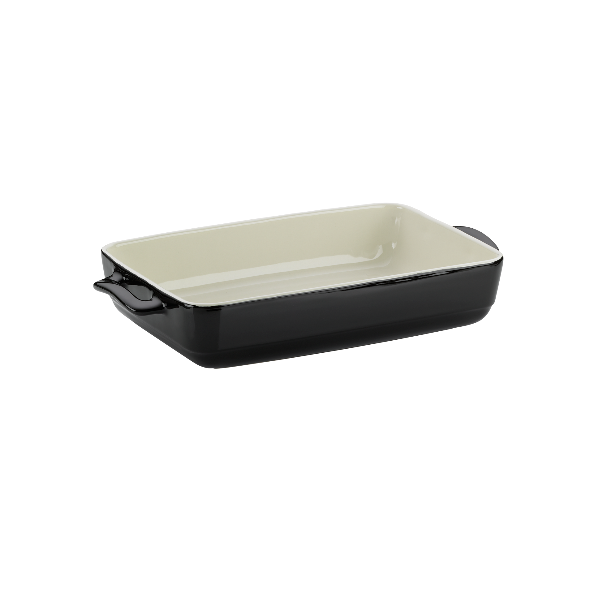 Auflaufform Malin Schwarz-Beige