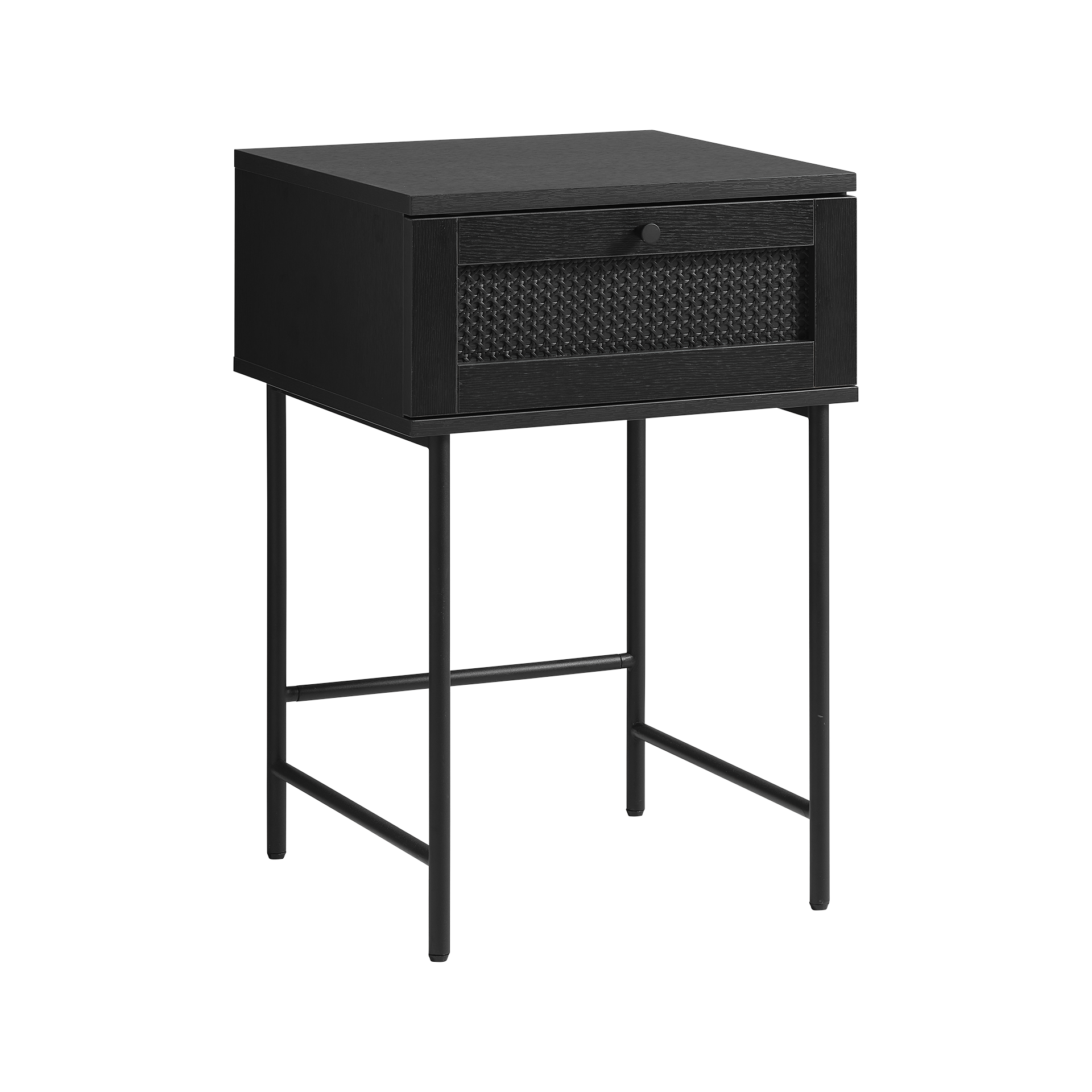Beistelltisch Pearlie Schwarz 45*70*45