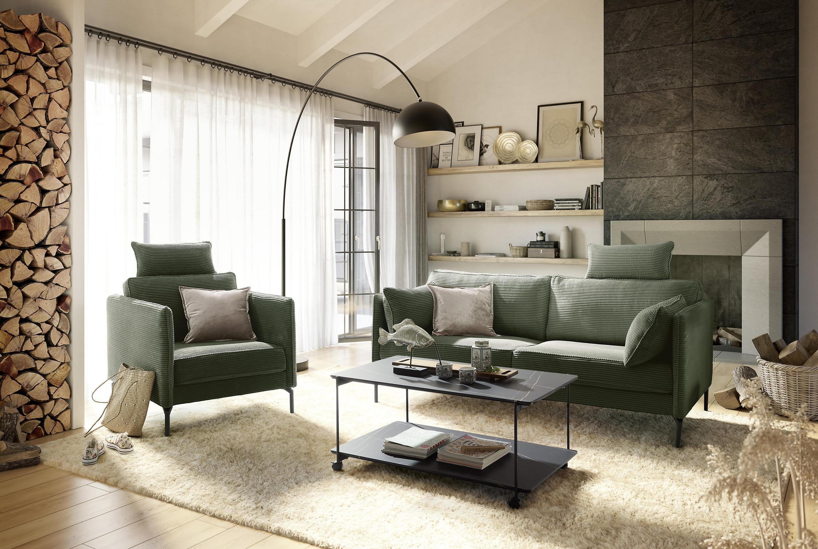 Sofa 3-Sitzer Brighton Wintermoss Sofa 3-Sitzer Brighton Wintermoss