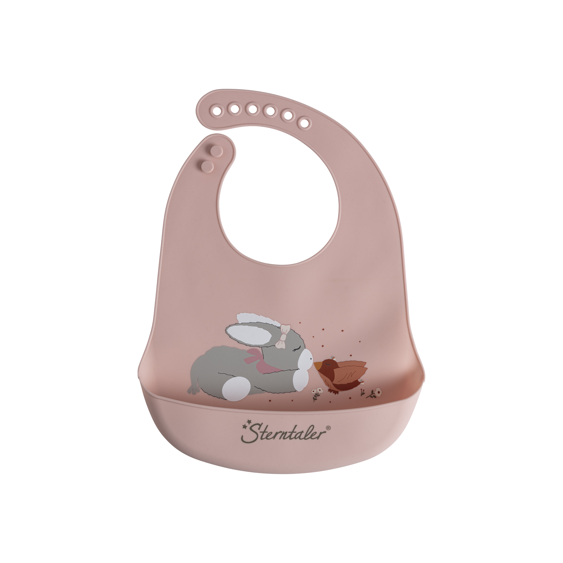 Lätzchen Emmi Girl Silikon rosa