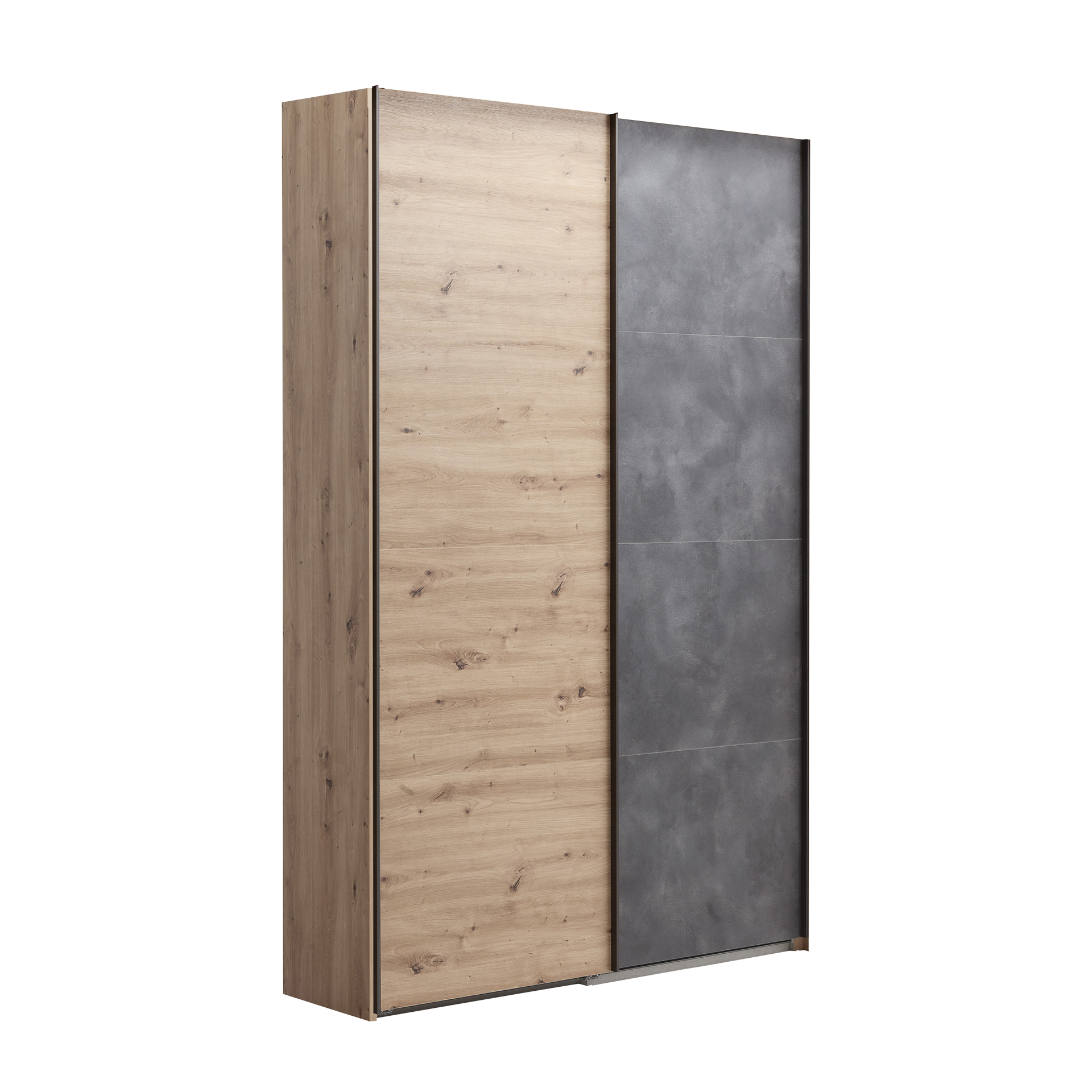 Schwebetürenschrank Lunaris Front Stein Tadao Nachbildung Korpus Artisan Eiche Nachbildung Schwebetürenschrank Lunaris Front Stein Tadao Nachbildung Korpus Artisan Eiche Nachbildung