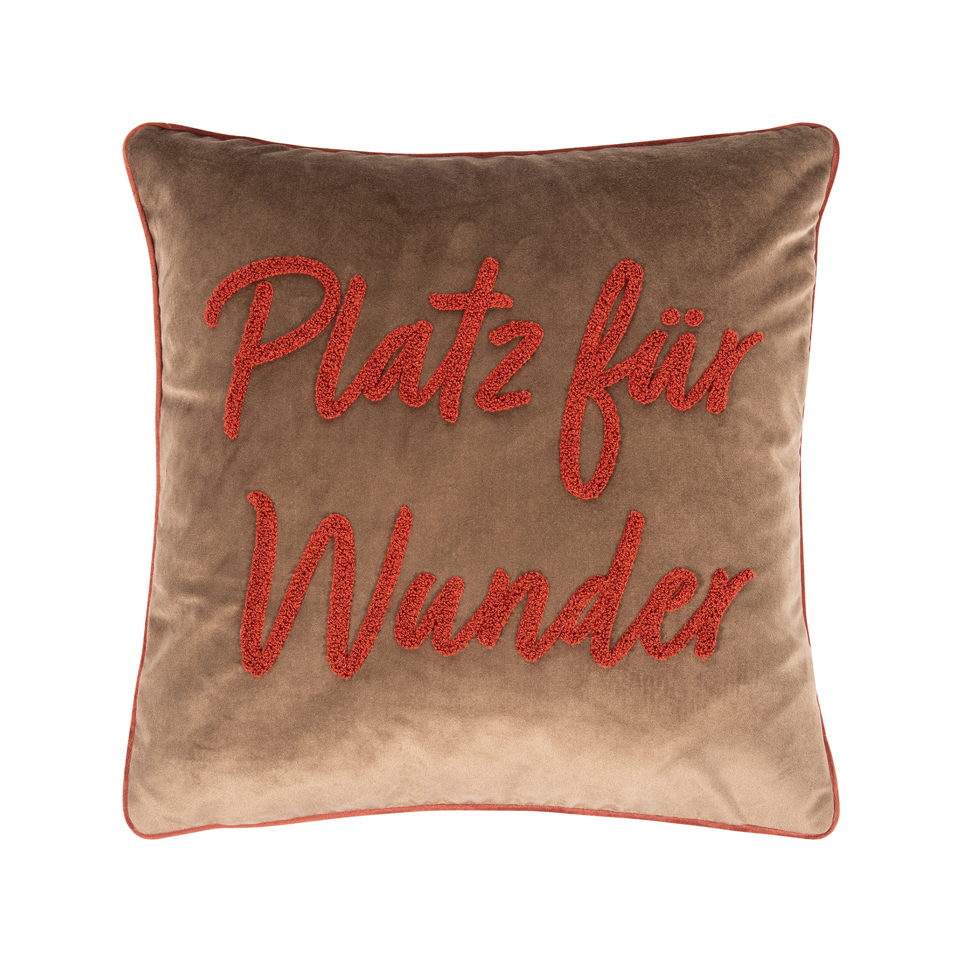 Kissenhülle Letters Stone-rust 45x45cm Kissenhülle Letters Stone-rust 45x45cm