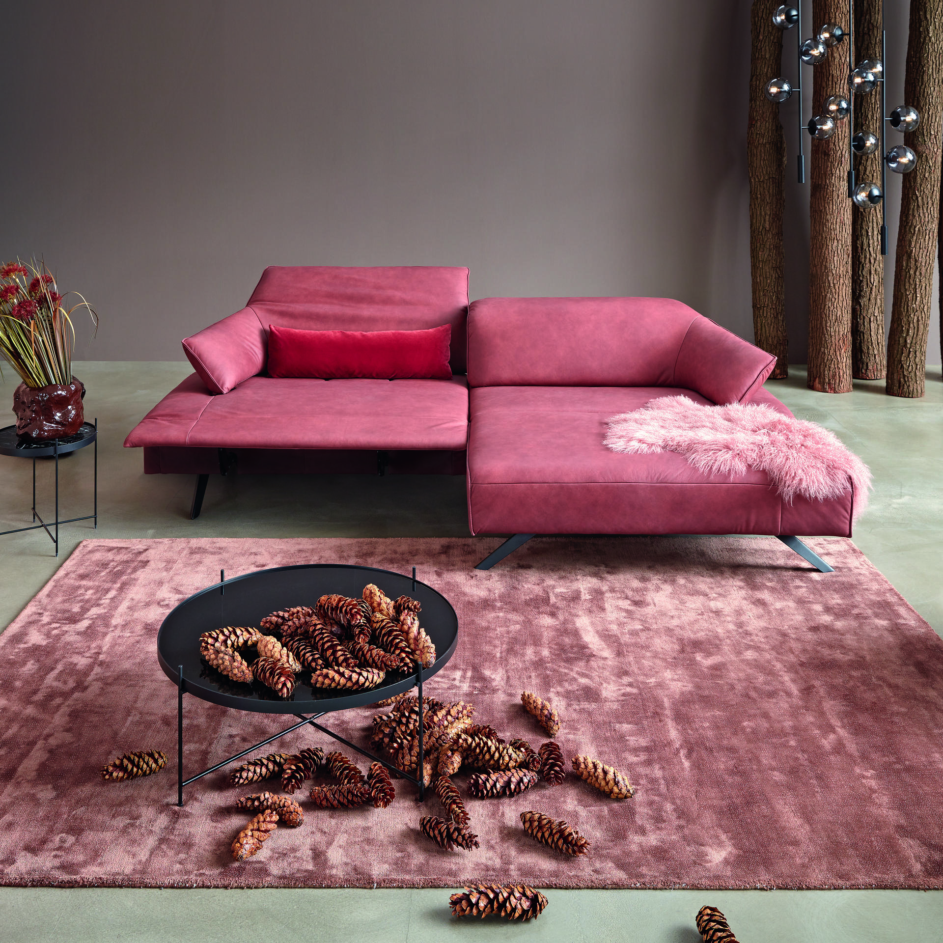 Himolla Ecksofa 1052 Rosa Himolla Ecksofa 1052 Rosa