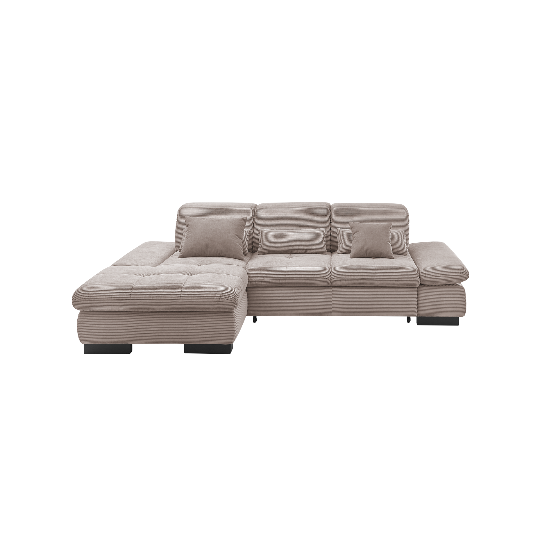 set one by Musterring Ecksofa Cordula Beige Ottomane links set one by Musterring Ecksofa Cordula Beige Ottomane links