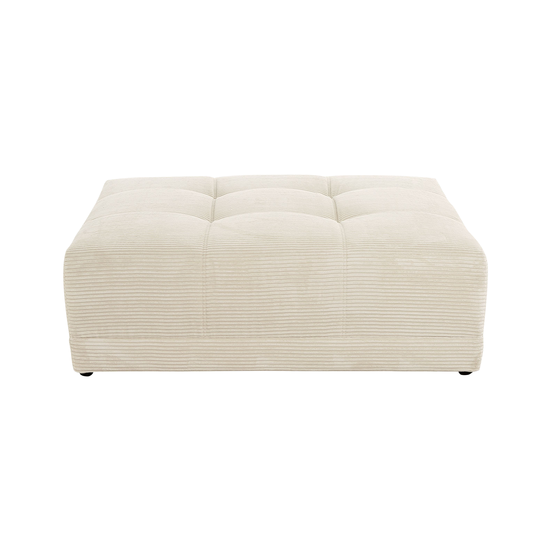 Hocker Janni Bezug Cord Beige Hocker Janni Bezug Cord Beige
