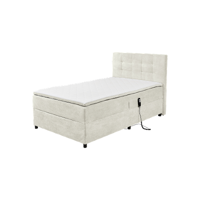 Boxbett Western Beige mit Motor 120x200 cm