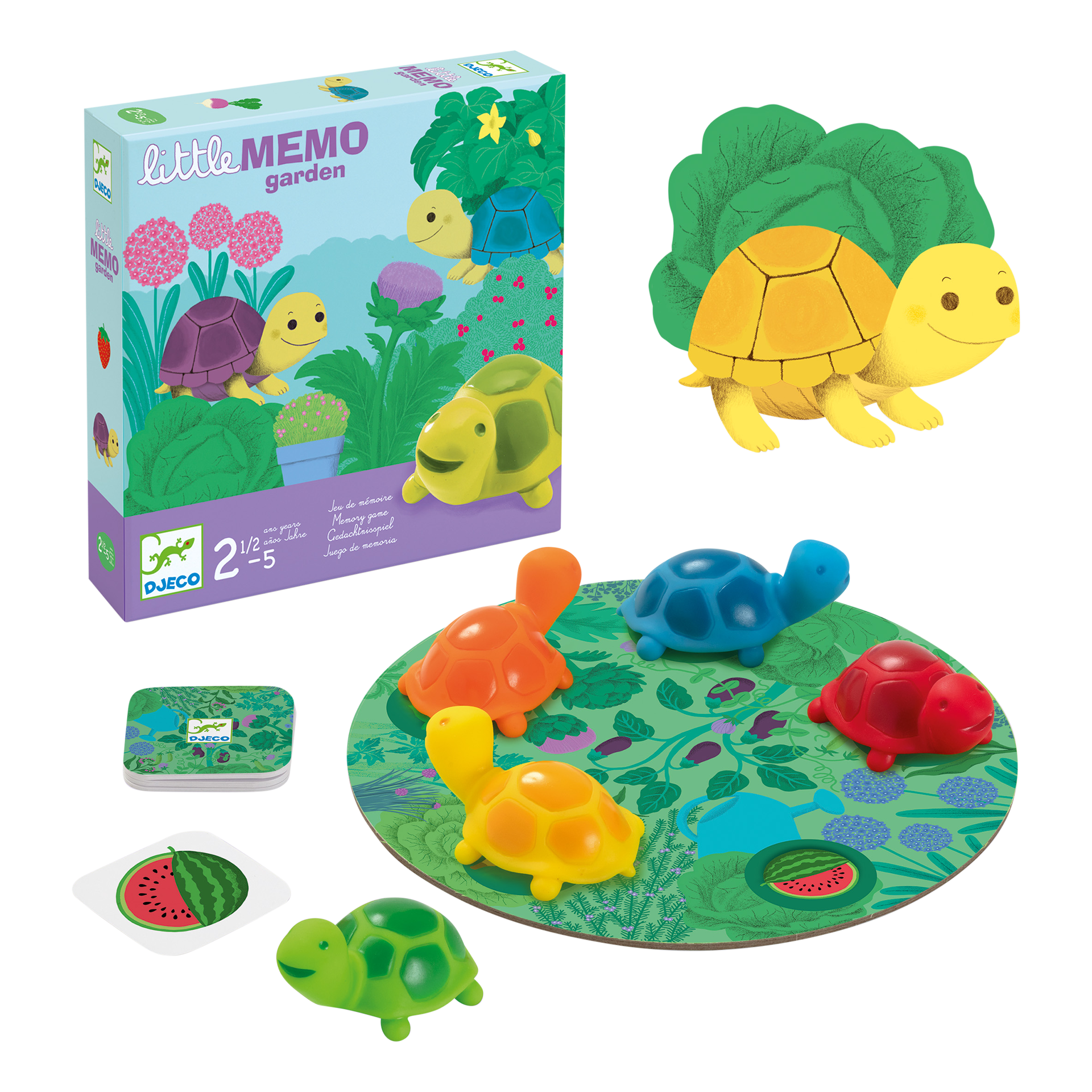 Spiel Little Memo Garten Grün-Bunt Spiel Little Memo Garten Grün-Bunt