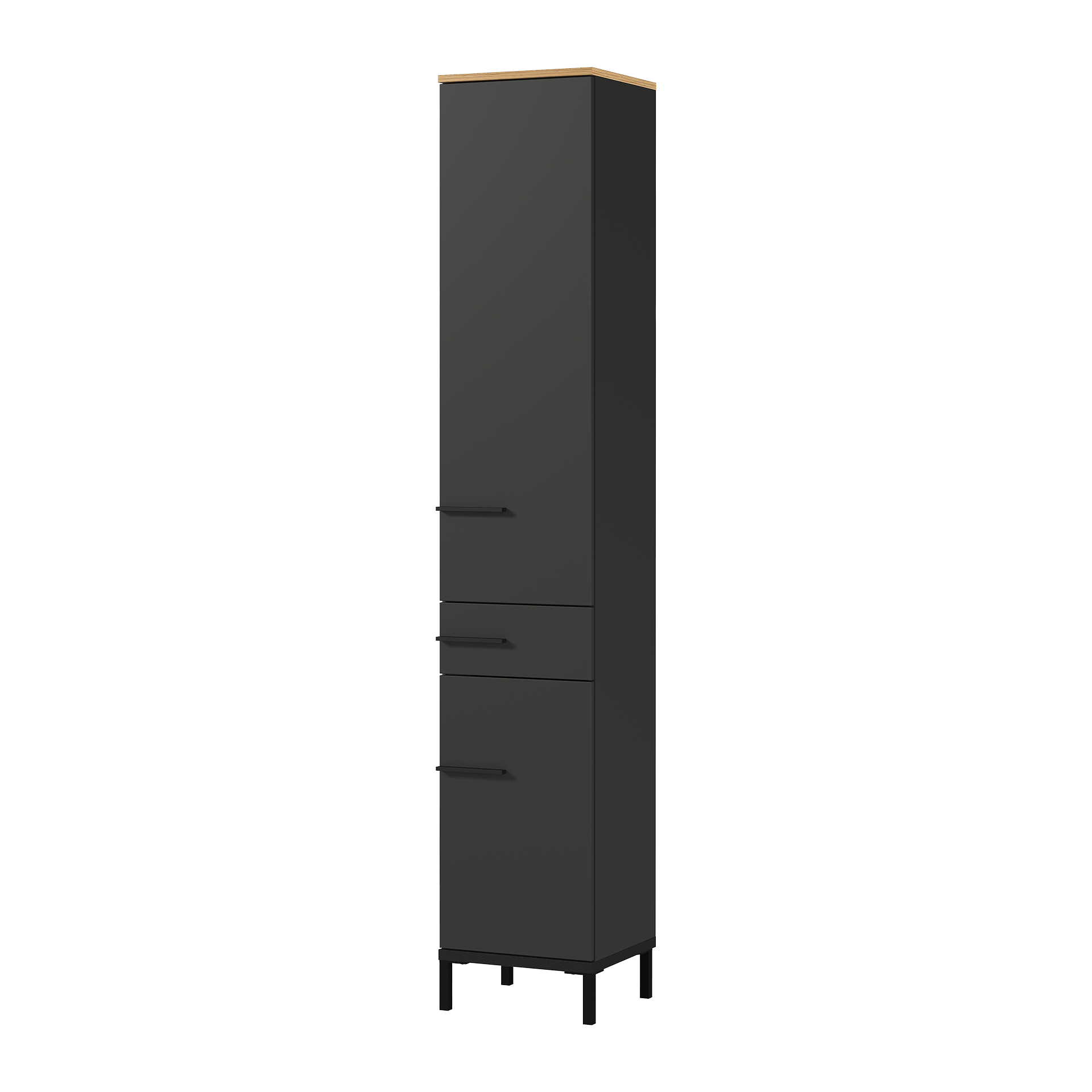 Paul Phillip Badschrank YOUAN Grau 34*34*190