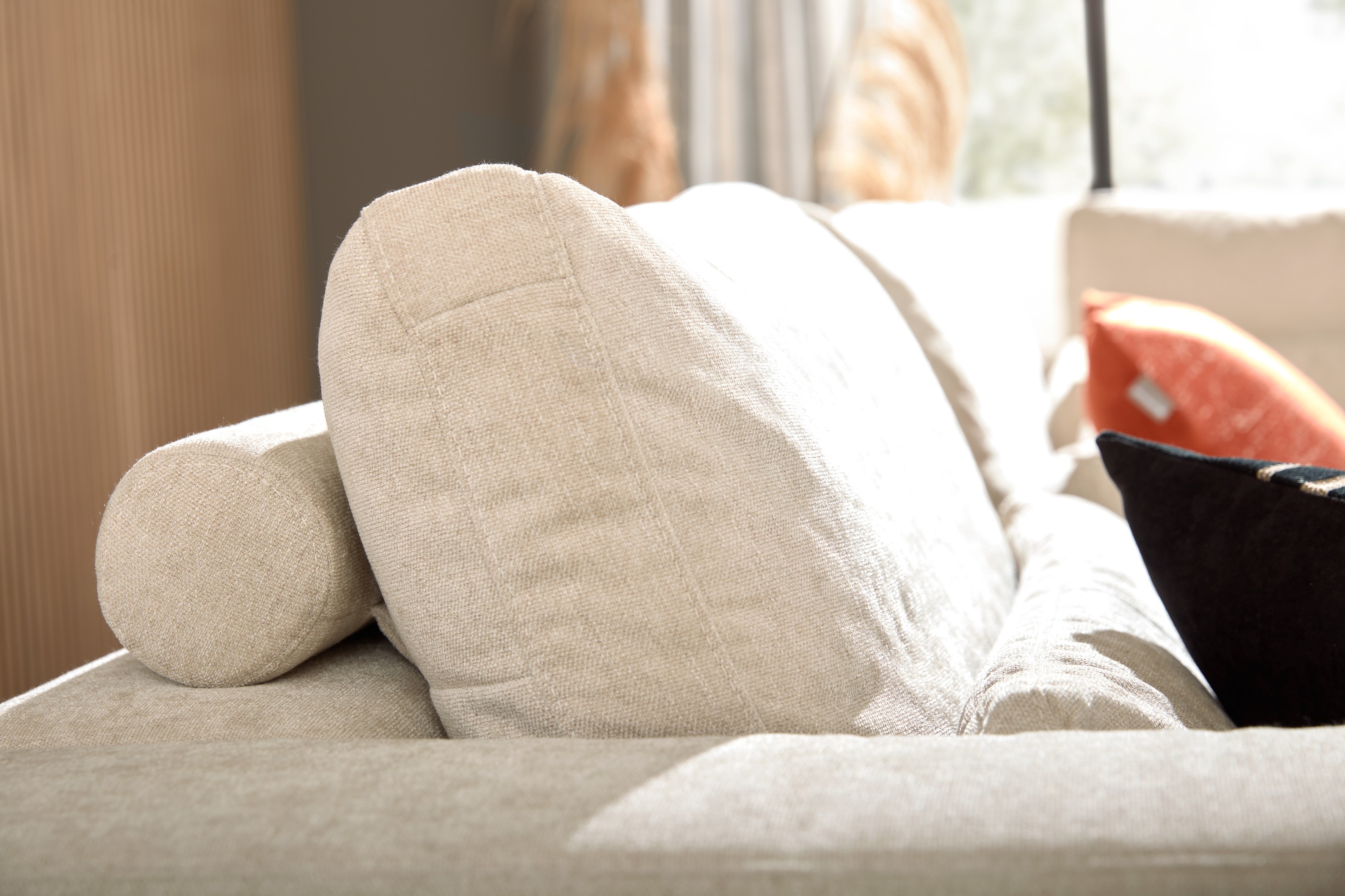 Musterring Ecksofa JustB! PM100 Beige Ottomane rechts Musterring Ecksofa JustB! PM100 Beige Ottomane rechts