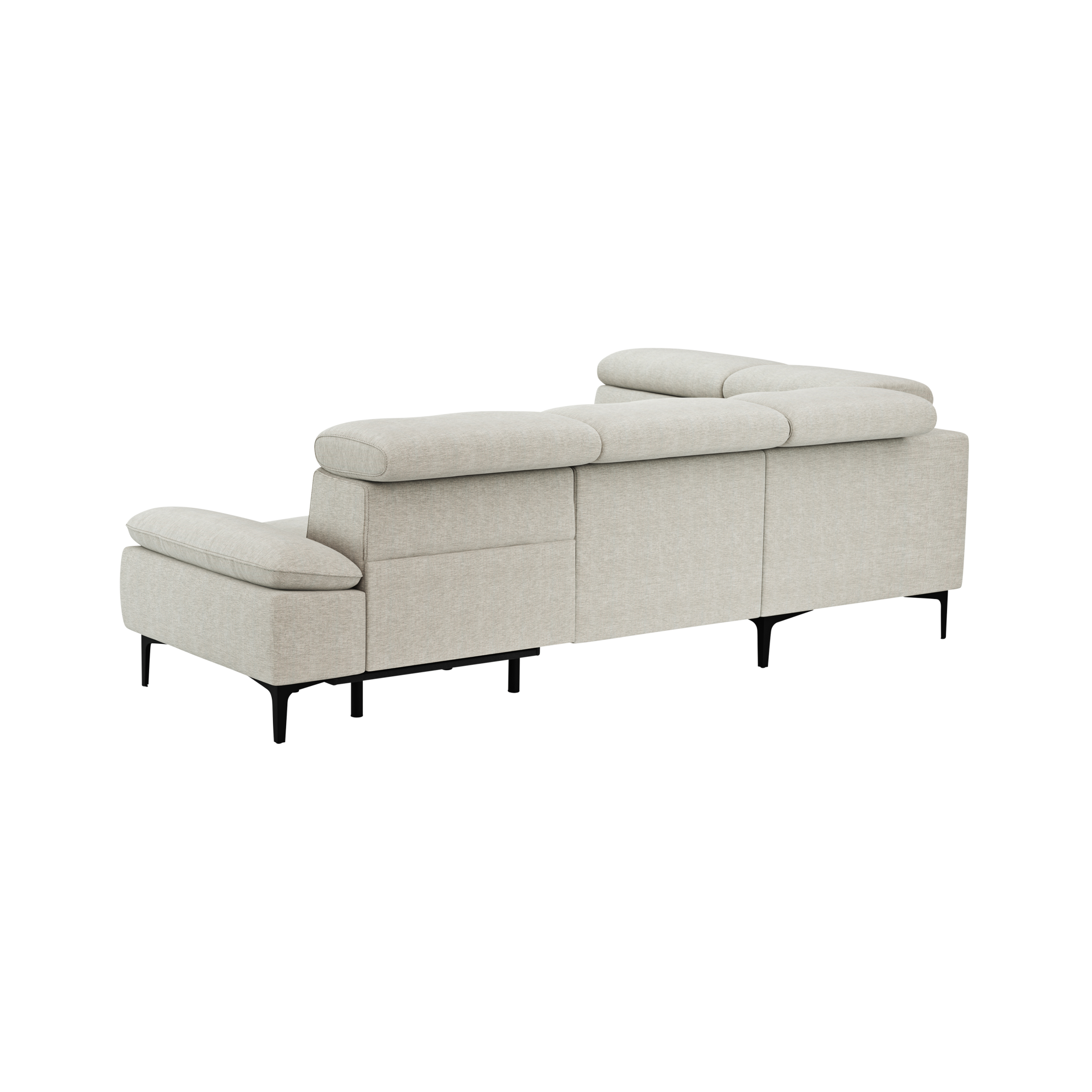Global wohnen Ecksofa Felipa Naturel Armlehne verstellbar Kopfteilverstellung Relaxfunktion motorisch Rücken echt Global wohnen Ecksofa Felipa Naturel Armlehne verstellbar Kopfteilverstellung Relaxfunktion motorisch Rücken echt