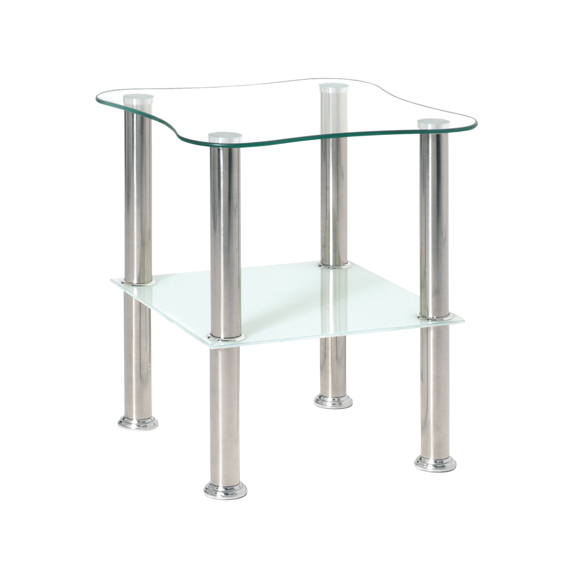 Beistelltisch Klecks Weiß 40*40*47