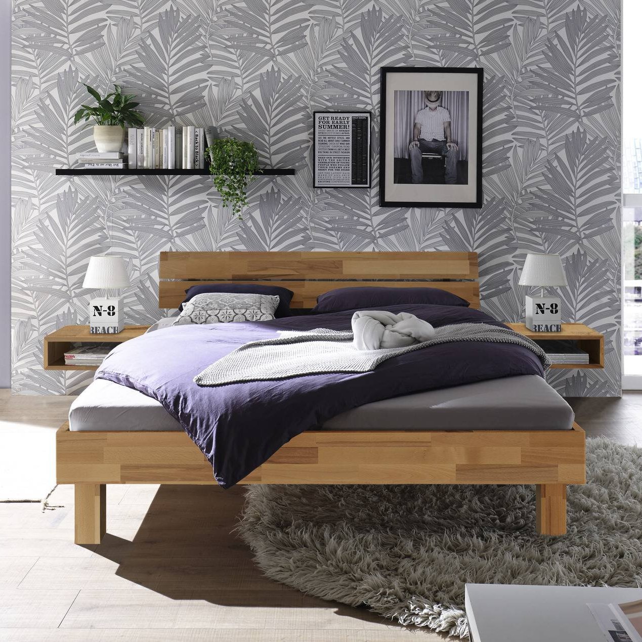 HASENA Bett Prato Gestell Kernbuche 160x200 cm HASENA Bett Prato Gestell Kernbuche 160x200 cm