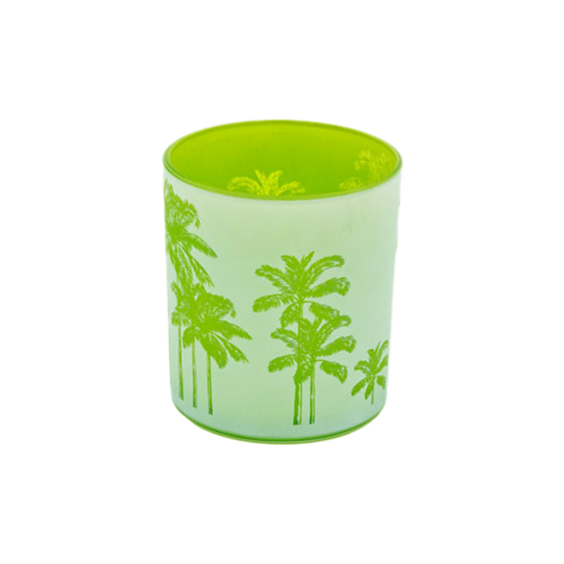 Teelichthalter Palm Beach light green
