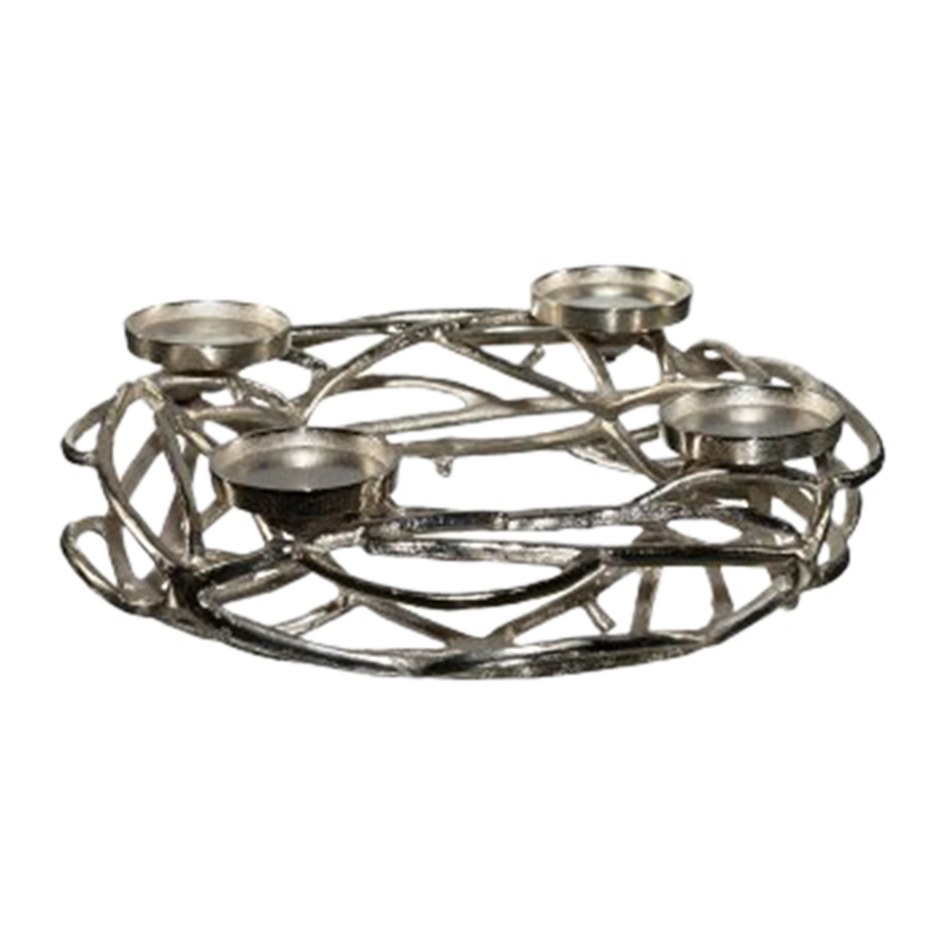 Adventskranz Adventskranz Silber