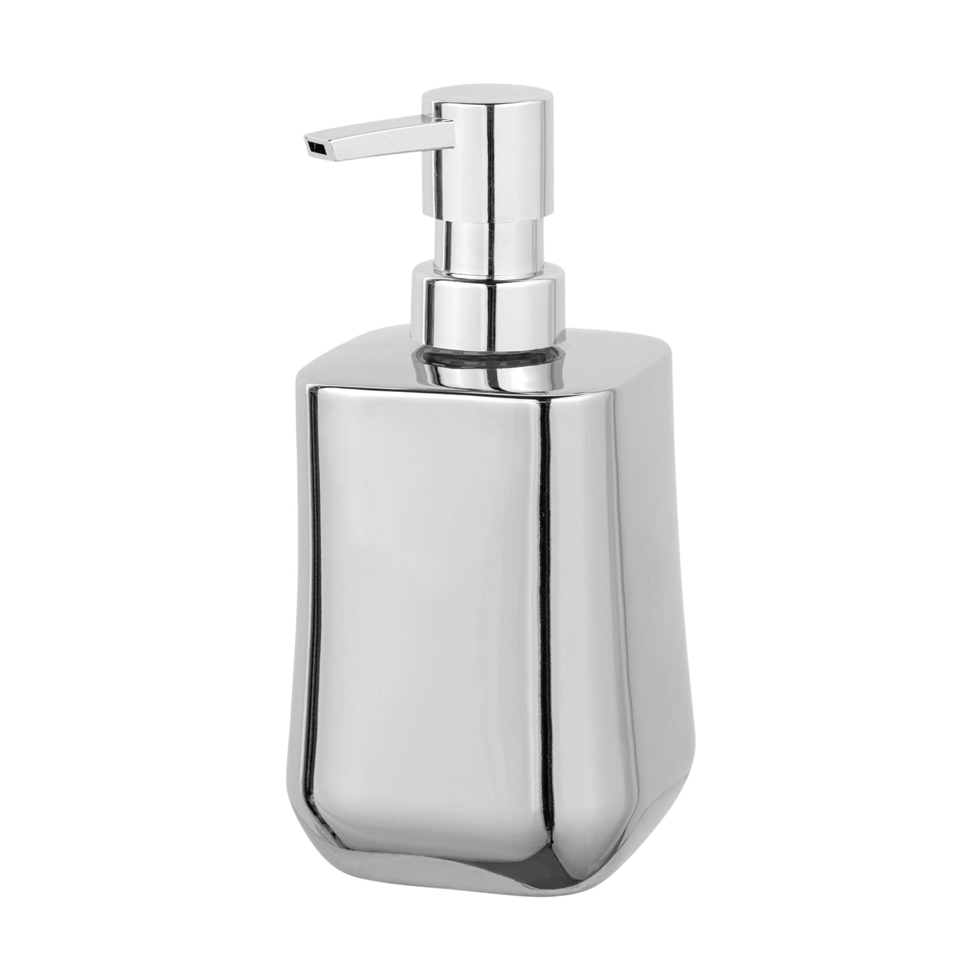 SCHÖNER WOHNEN-Kollektion Seifenspender Adine Silber glänzend SCHÖNER WOHNEN-Kollektion Seifenspender Adine Silber glänzend