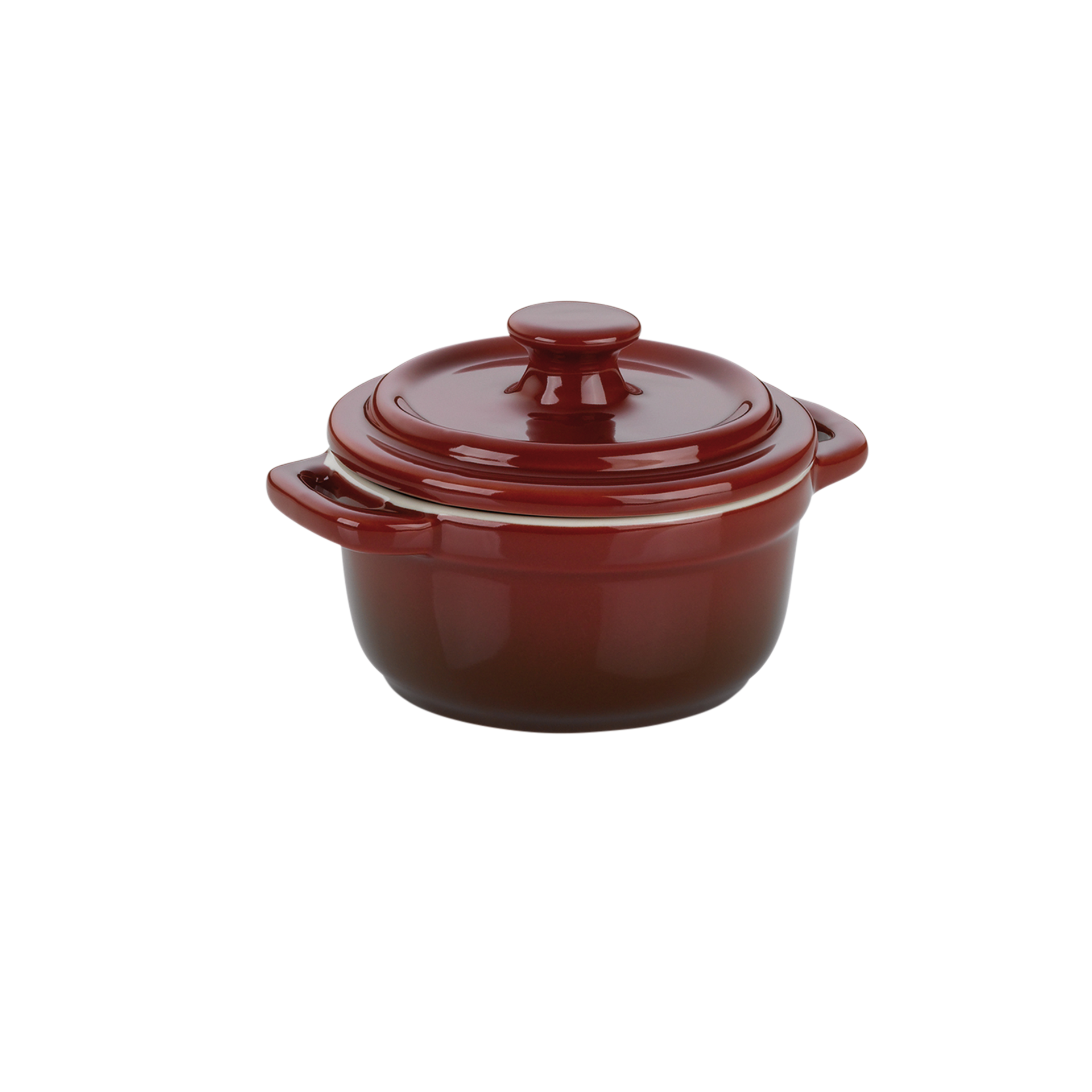 Auflaufform Malin Rot-Beige