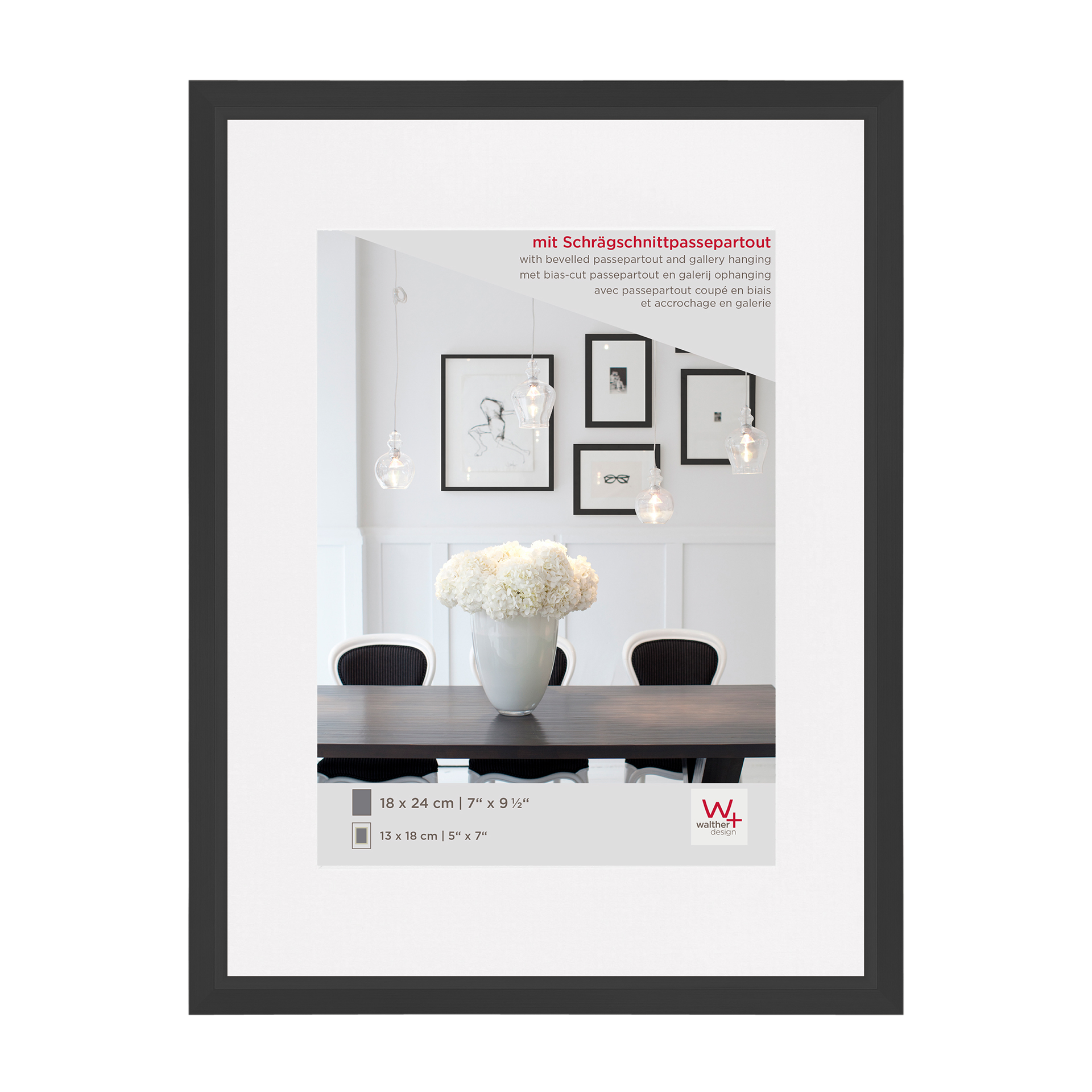 Bilderrahmen Steel Style schwarz Bilderrahmen Steel Style schwarz