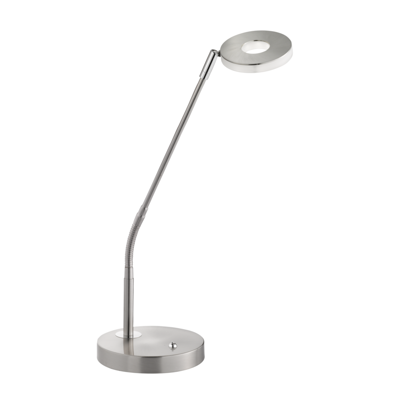 Tischleuchte Dent nickel