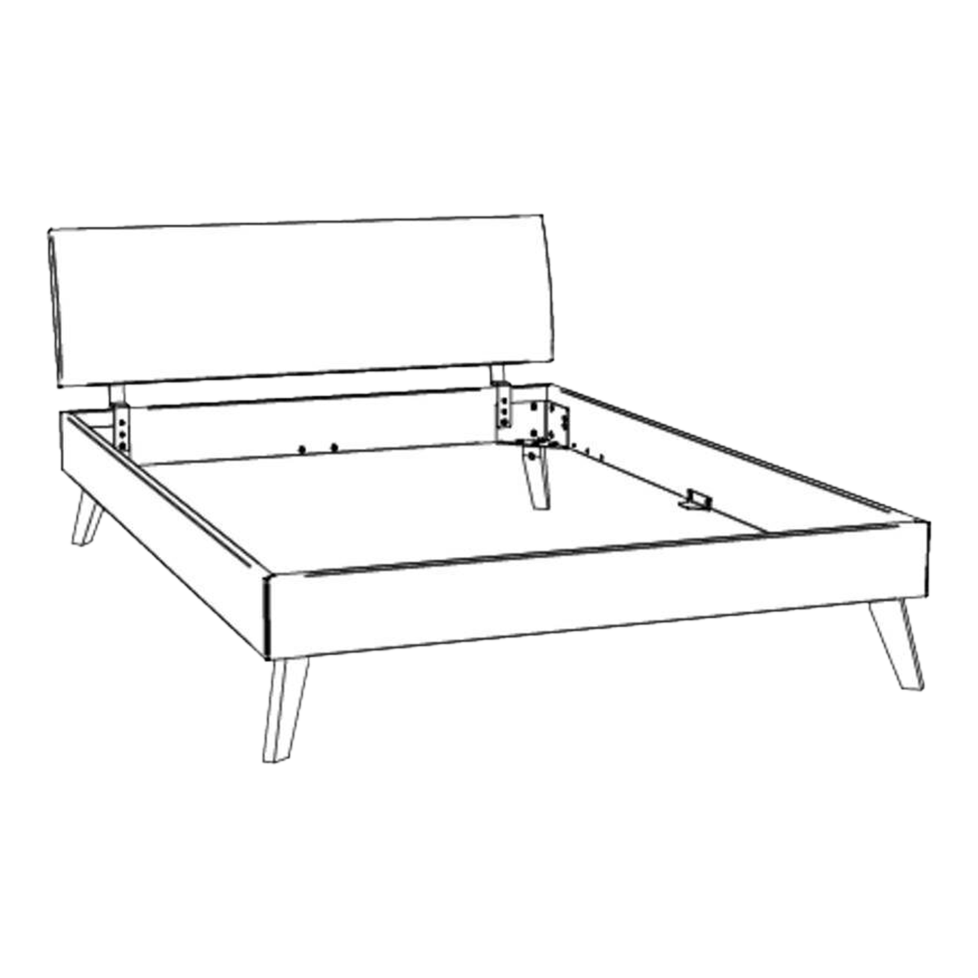 HASENA Bett Pesaro Kopfteil Kuhl White Gestell Eiche Bianco 120x200 cm HASENA Bett Pesaro Kopfteil Kuhl White Gestell Eiche Bianco 120x200 cm