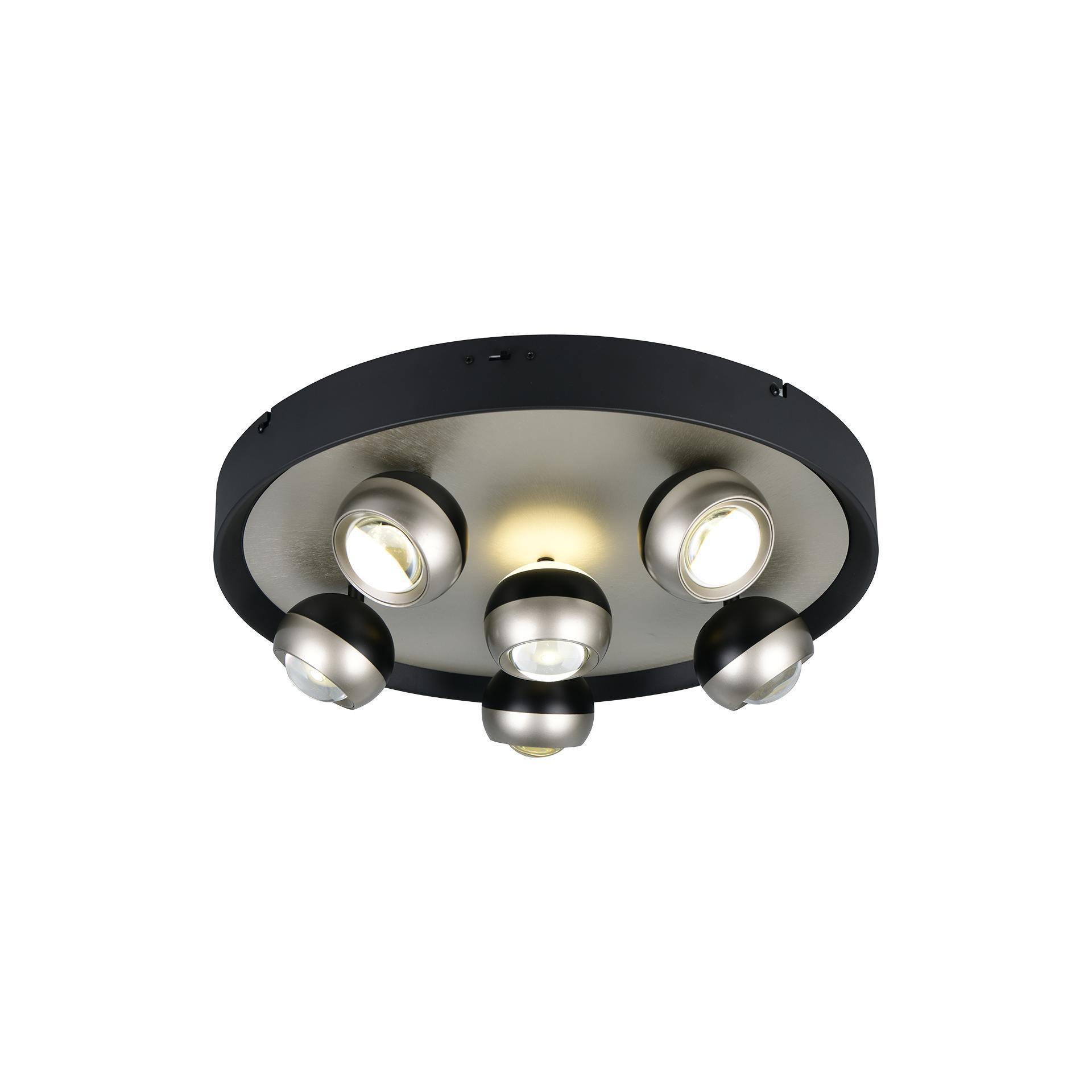 Deckenleuchte ORBIT Nickel Matt